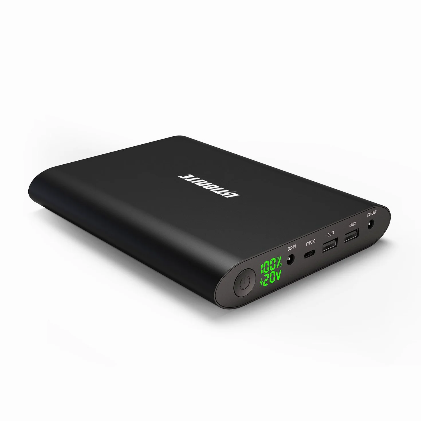 LITIONITE Tanker 90W / 50.000mAh Power Bank Batteria Esterna portatile con Display LED - 2x USB - 1x Type-C (36W) - 1x DC (90W) - Alimentatore Caricabatterie per PC/Computer/Notebook/Smartphone/Tablet