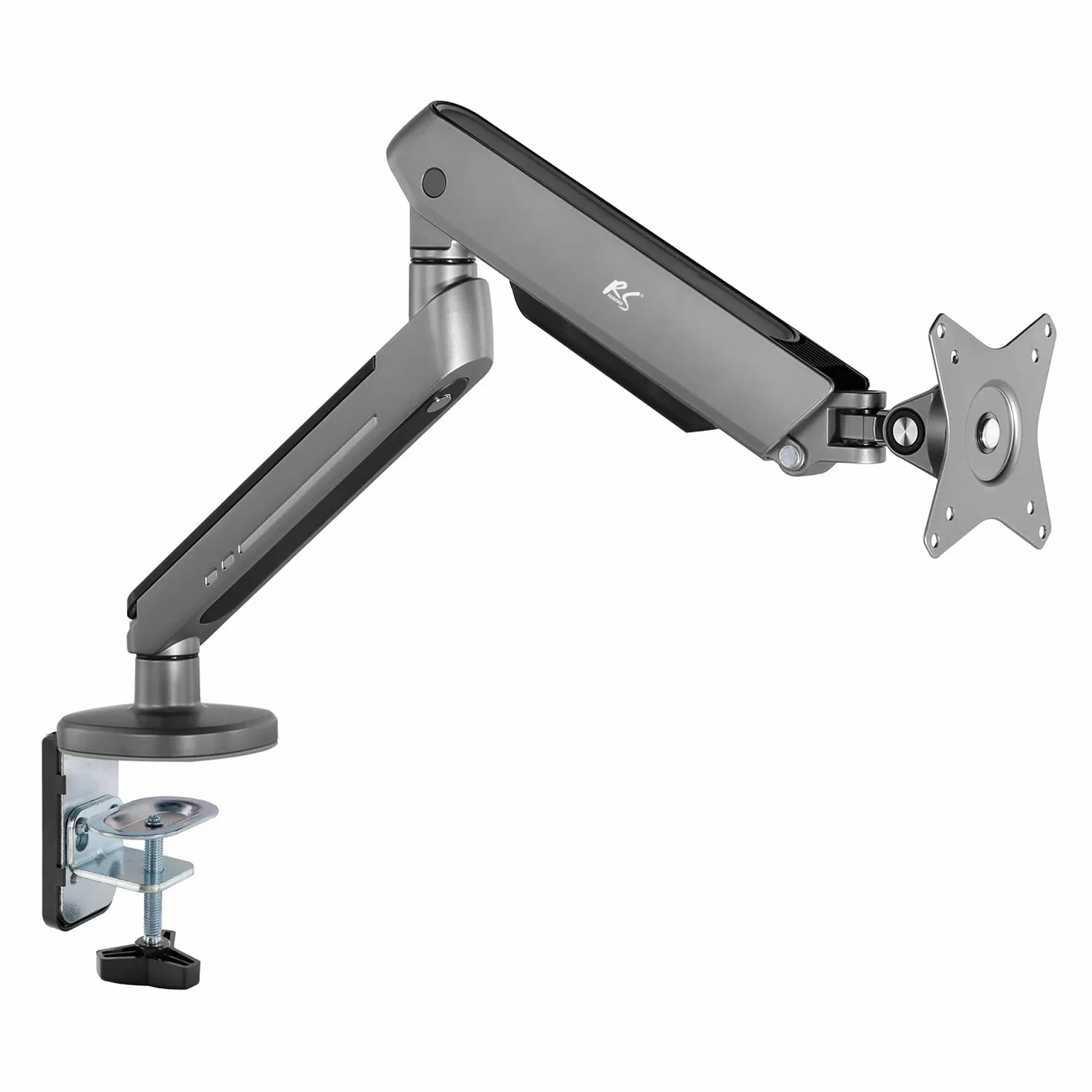 Supporto per monitor da gioco NanoRS 17-32" con illuminazione LED RGB regolabile Supporto da tavolo Regolabile in altezza Girevole Inclinabile Max. 9 kg VESA 75x75 / 100x100 (1x)