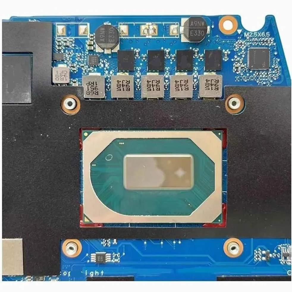 Scheda Madre Del Computer Portatile Adatto for HP ZBOOK 15 G6 | Scheda madre del notebook DAXW2EMBAE0 con I7-9850 N19P-Q1-A1 T1000 Test al 100% OK(I7-9850H T2000)