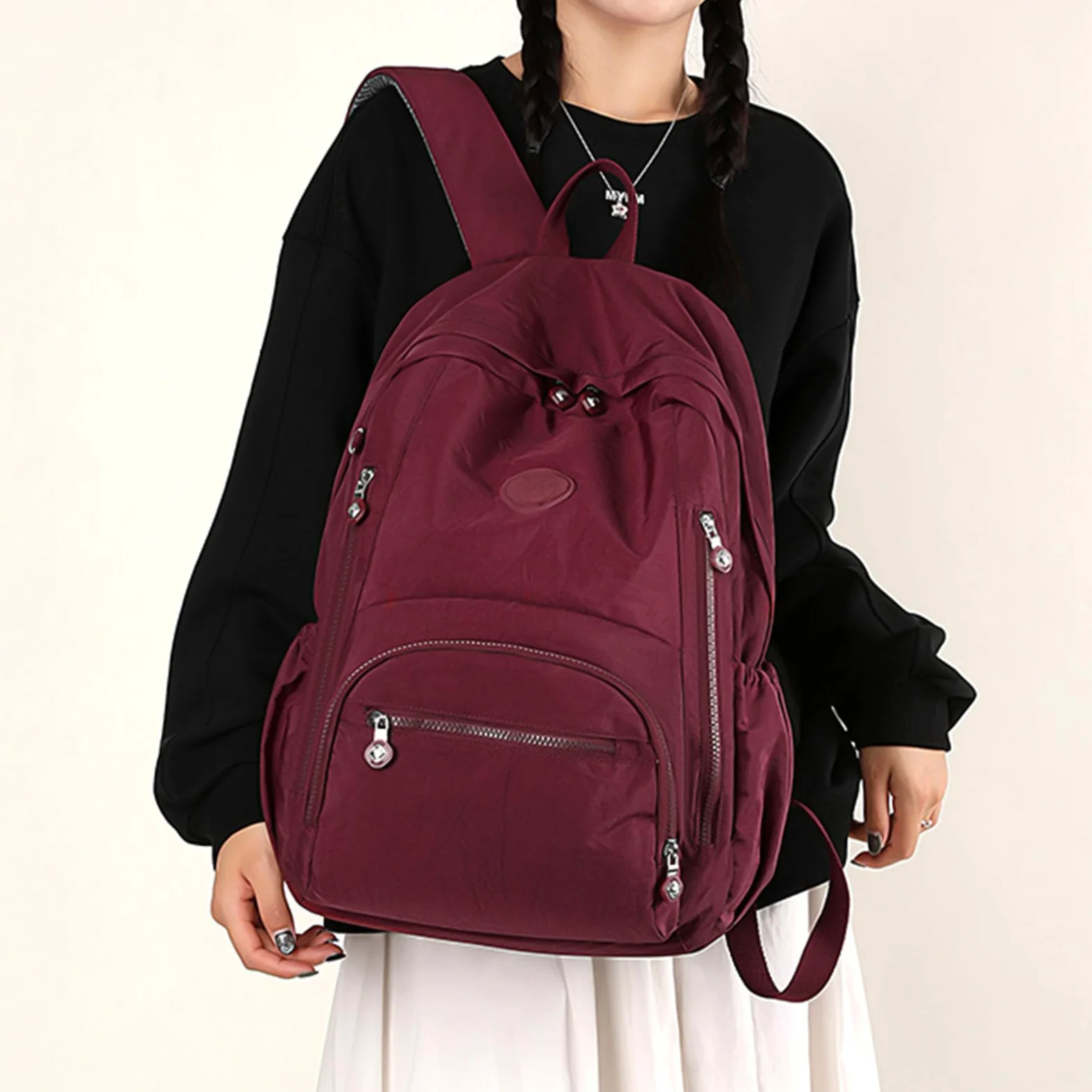 Zaino Per Laptop Studente Scuola Uomo Viaggio Resistente All'acqua Donna Capacità Laptop Da Viaggio Capacità Studente Scolastico