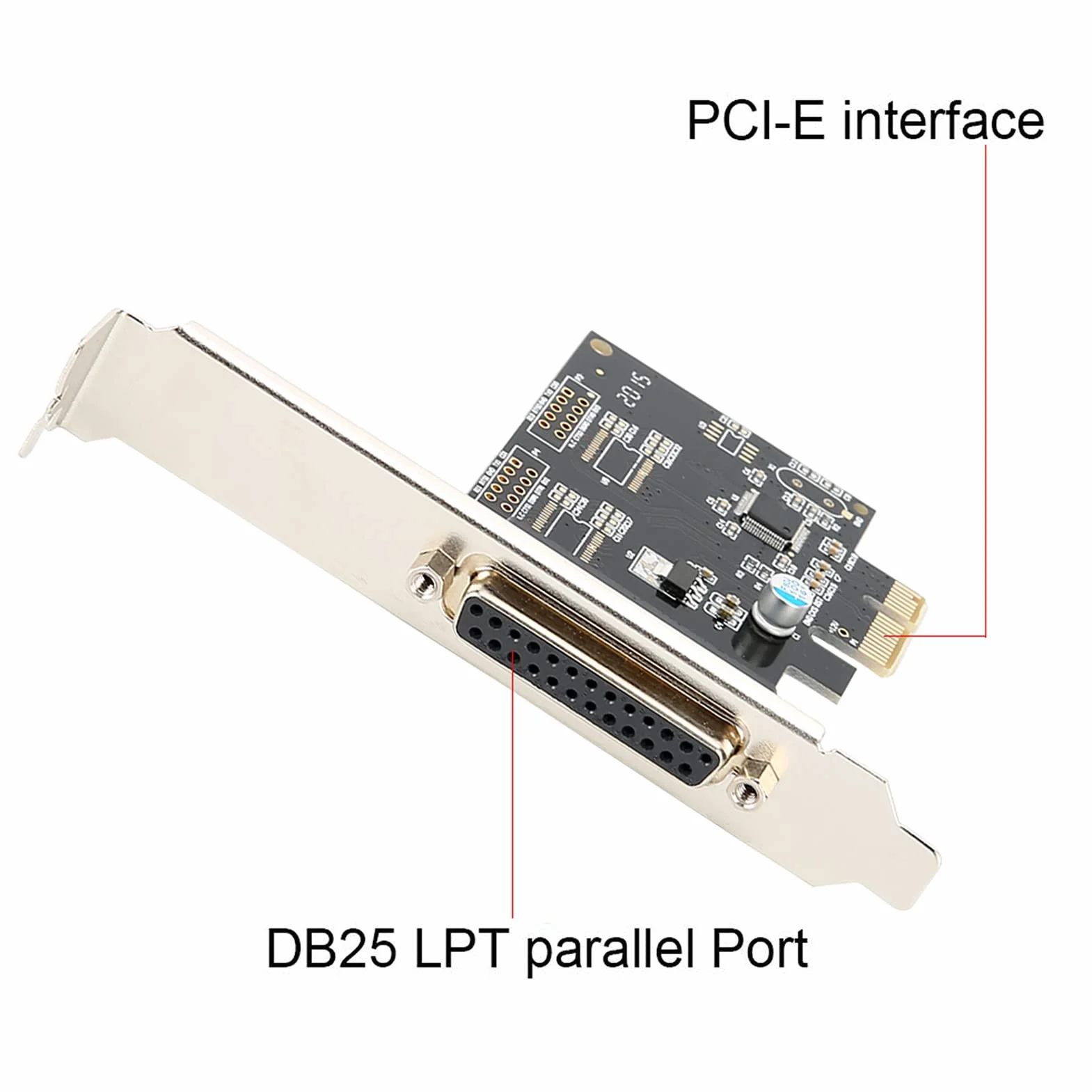 Scheda Porta Parallela PCI Express, Scheda Stampante DB25 LPT a Porta Singola per, OS X,