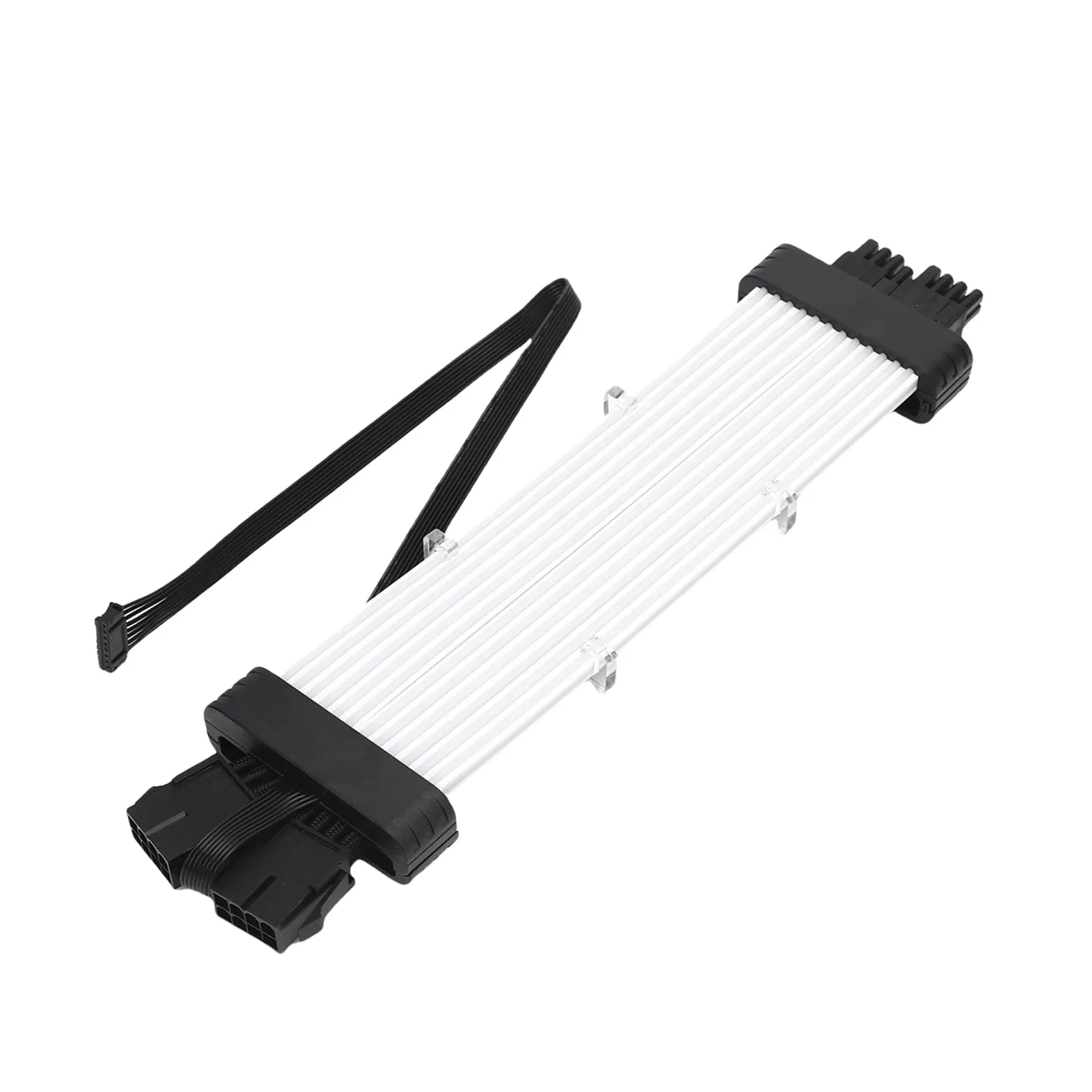 Fabater Cavo PSU ARGB con 120 Perline Luminose Configurazione di Gioco Straordinaria - Striscia LED di Sincronizzazione ARGB da 5 V per Appassionati di PC, Materiale Siliconico, 1 unità (#2)