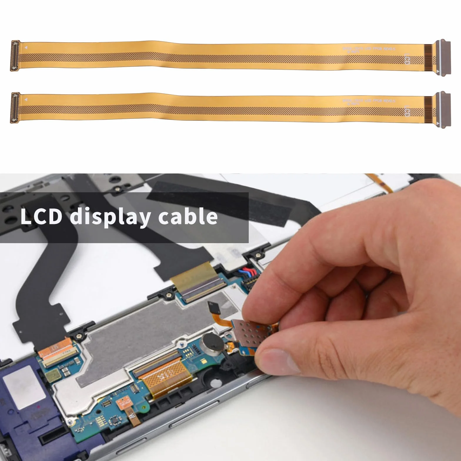 OTOTEC 2 cavi flessibili per tablet LCD, cavo a nastro interno compatibile con tablet Samsung Galaxy Tab A 10.1 2019 SM-T510 SM-T515