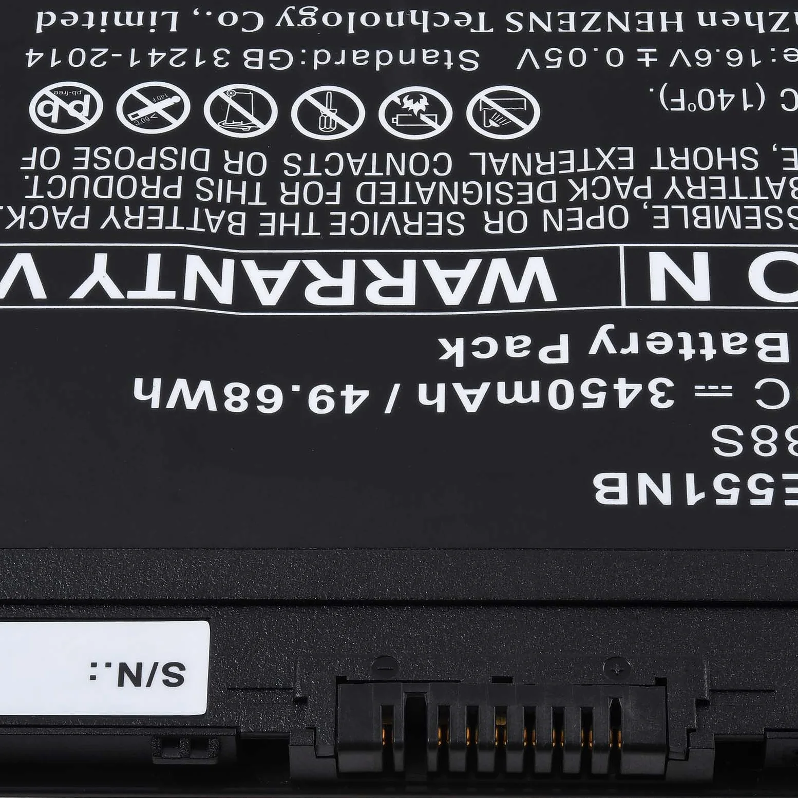 Batteria per laptop Fujitsu Lifebook E449-E4490M470SGB, 14,4 V, ioni di litio