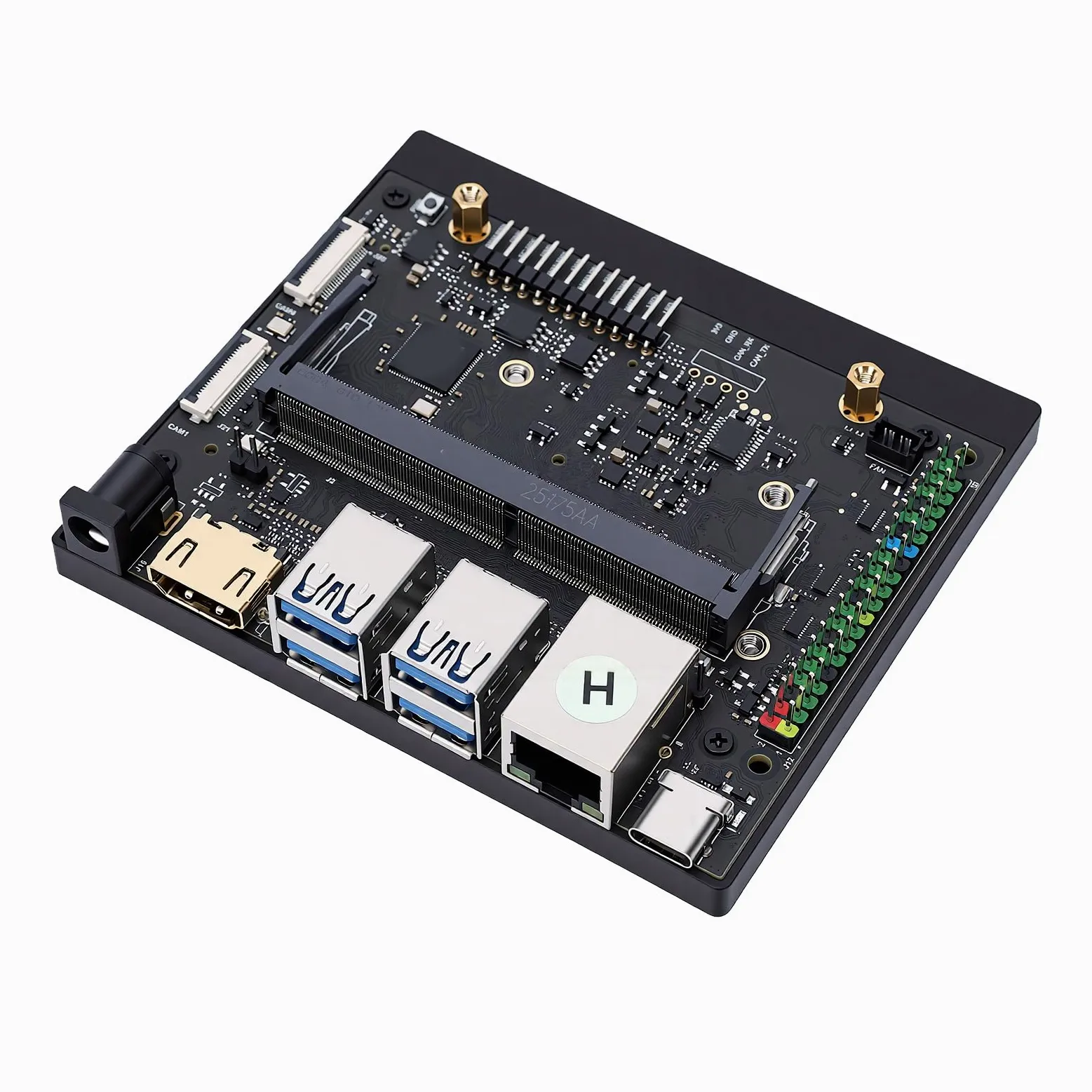 Generic Scheda di Sviluppo AI con connettività Estesa per Scheda PCB Super Carrier Orin NX, Potente Supporto per Applicazioni AI, Adatta a Ingegneri e Sviluppatori
