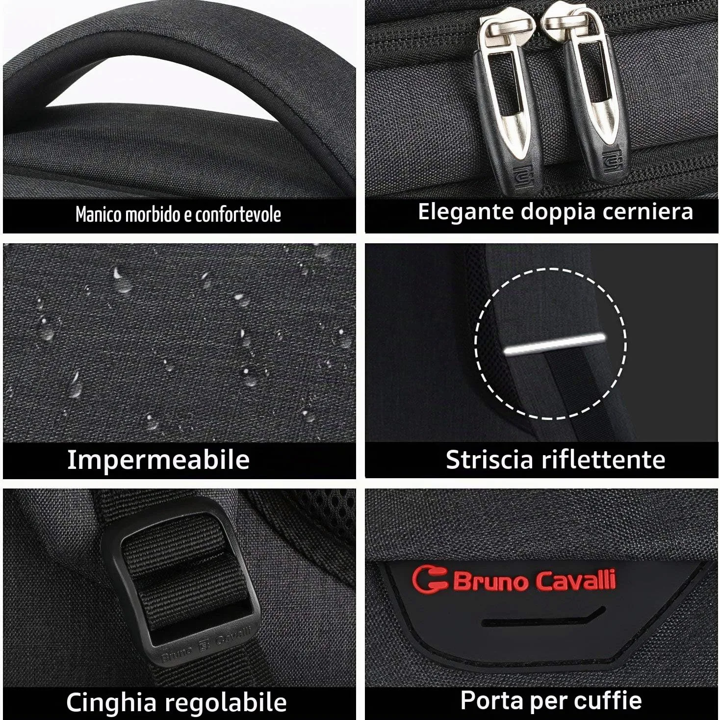 FANDARE Antifurto Zaino Borsa Scuola Computer Portatile 15.6 Pollici con USB Business Bag Zaino per Affari Scuola Università Viaggi Escursionismo Campeggio Daypacks