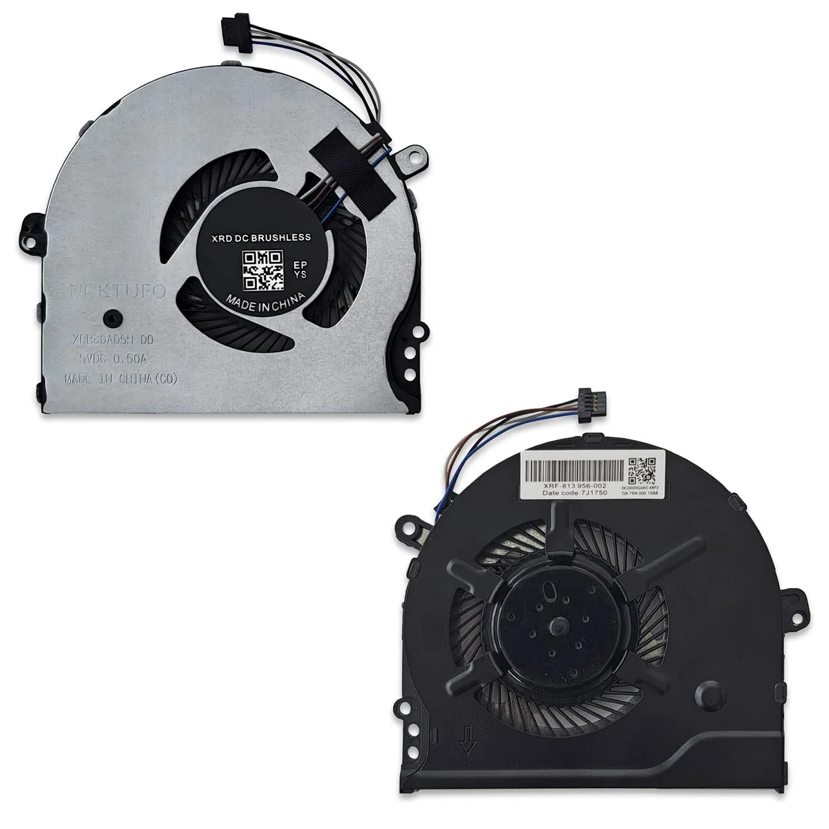New Net - Ventola CPU Fan compatibile con HP Pavilion 15t-cc, 15t-cc500, 15t-cc5xx, 15-ck, 15-ck000, 15-ck0xx [4 pin - diametro 50 mm]