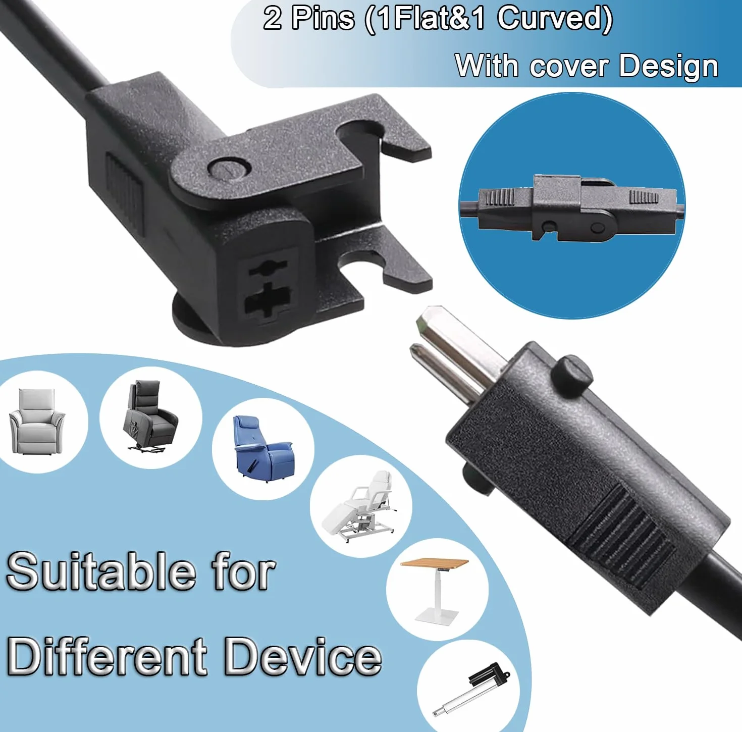 29V 2A Trasformatore Adattatore per Divano Reclinabile Alimentatore LIMOSS Motor, OKIN Poltrona Elevabile MC125 MC120 KDDY008B Alimentazione reclinabile