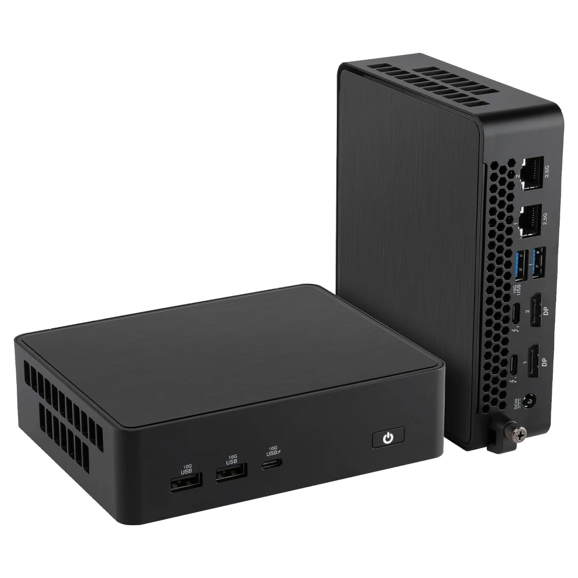 NUC 16 Pro Mini PC: Intel Core Ultra 7 356H, Intel Arc Graphics, 128GB DDR5 Support, Dual M.2 PCIe SSD, Quad 4K Display,Dual 2.5G LAN,Wi-Fi 7, Nero, per Business & Content Creation(sistema Barebone)