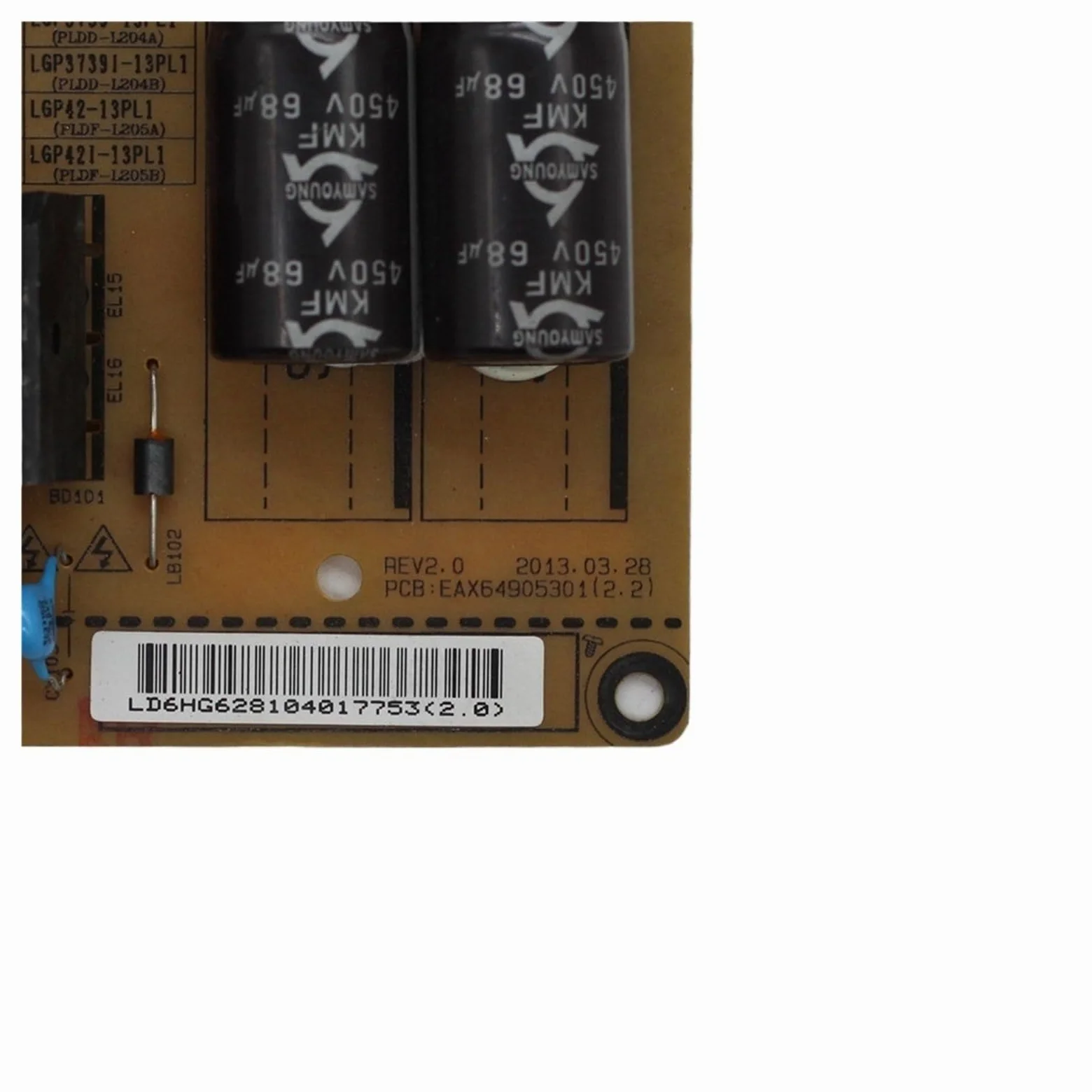 Scheda Madre TV EAX64905301 P42-13PL1, For Accessori For Scheda Di Alimentazione TV Da 42 Pollici P42 13PL1 EAX649053001