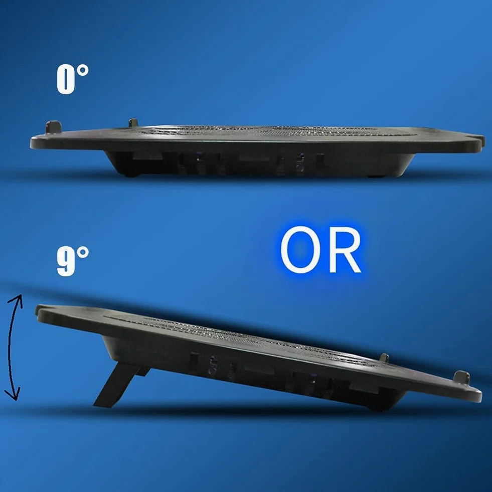 Base di raffreddamento da Gaming Laptop Cooling Pad USB Silent Fan Cooler Notebook Stand per PC Notebook