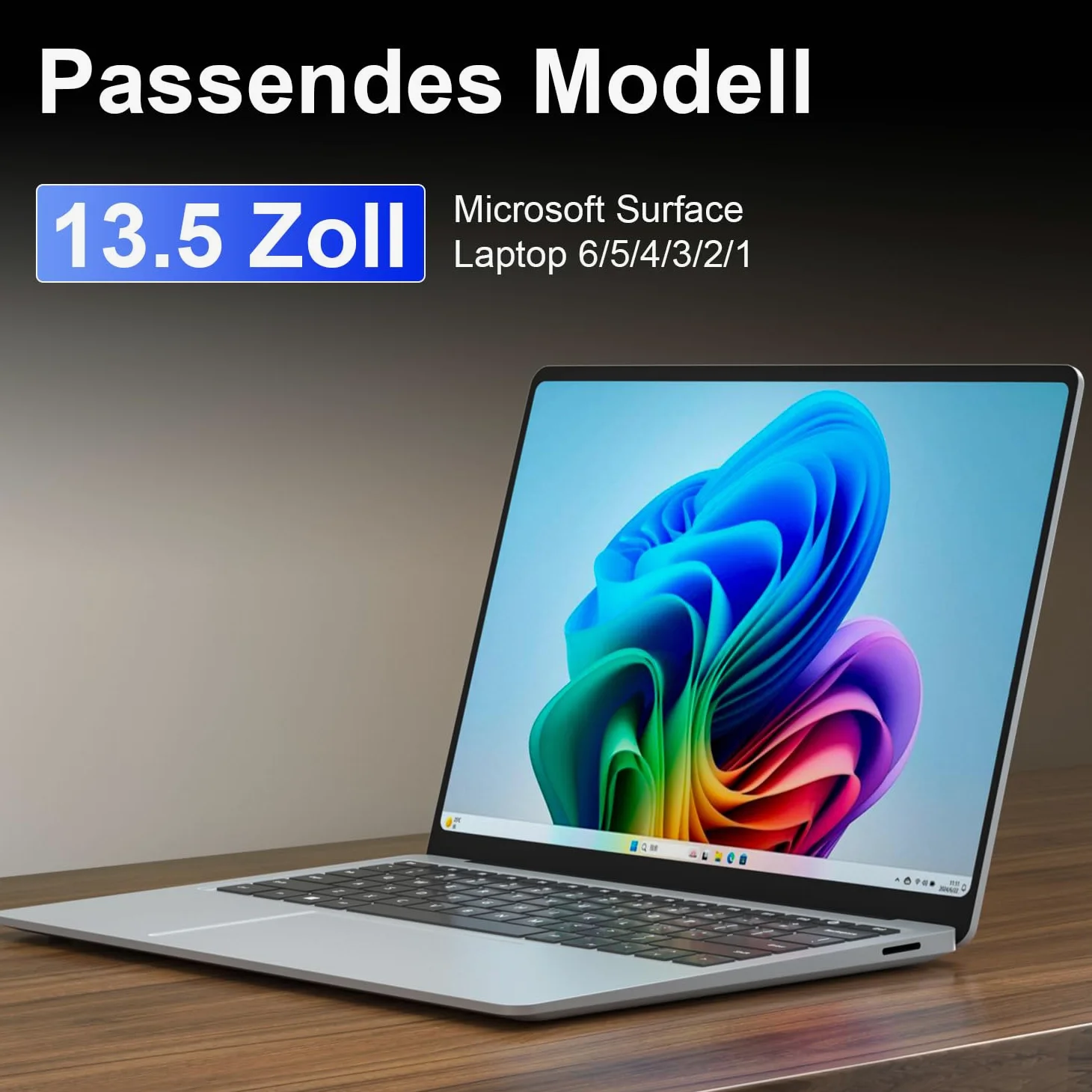 Pellicola protettiva magnetica per MacBook, pellicola protettiva rimovibile per la privacy con webcam per schermo anti-riflesso blu (13,5 pollici Surface Laptop)