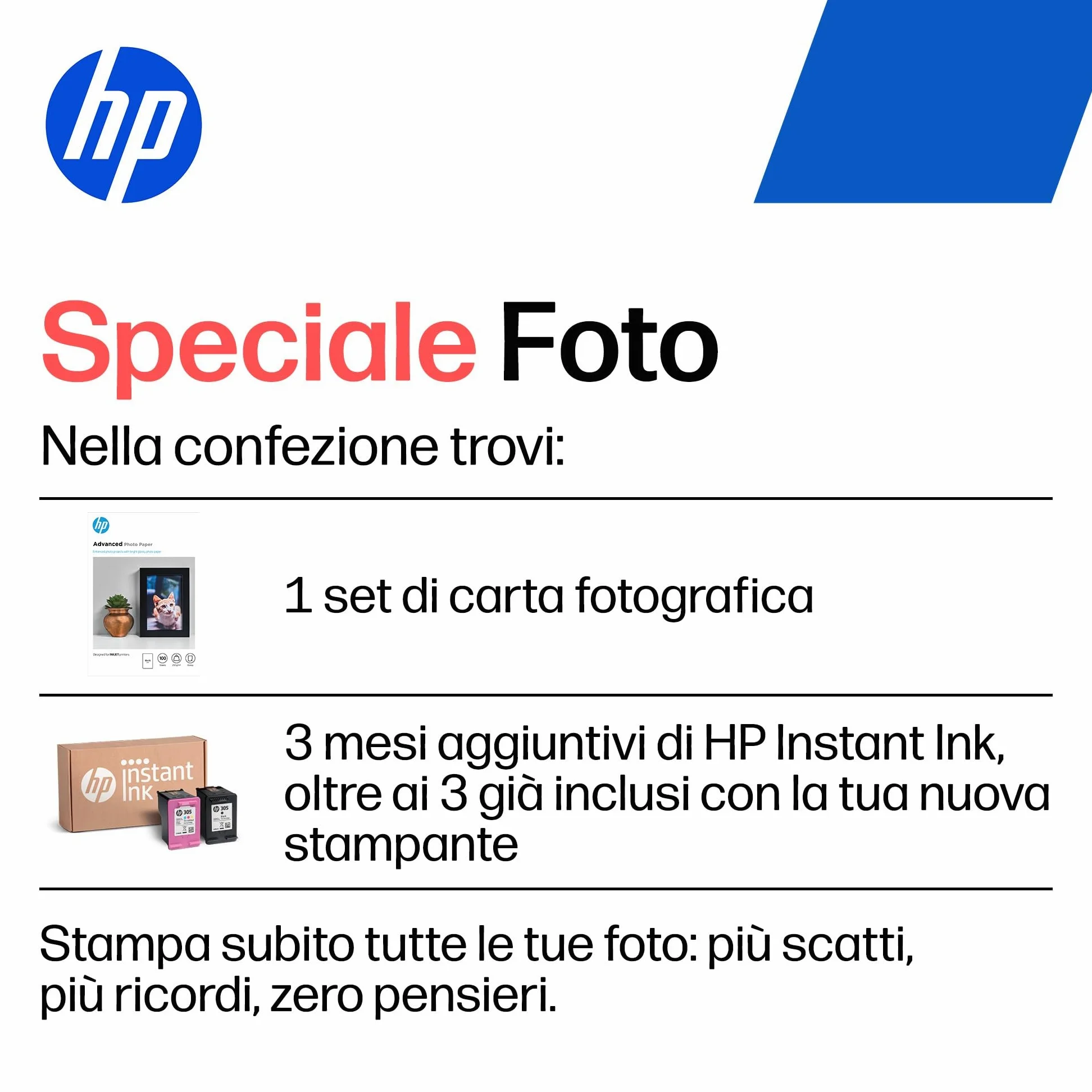 HP Envy Photo 7930 B63K5B, Stampante Multifunzione a Getto d'Inchiostro A4 a Colori, Foto, Fronte/Retro Automatico, 22 ppm, app, 3 Mesi di Inchiostro Instant Ink Inclusi, Bianca