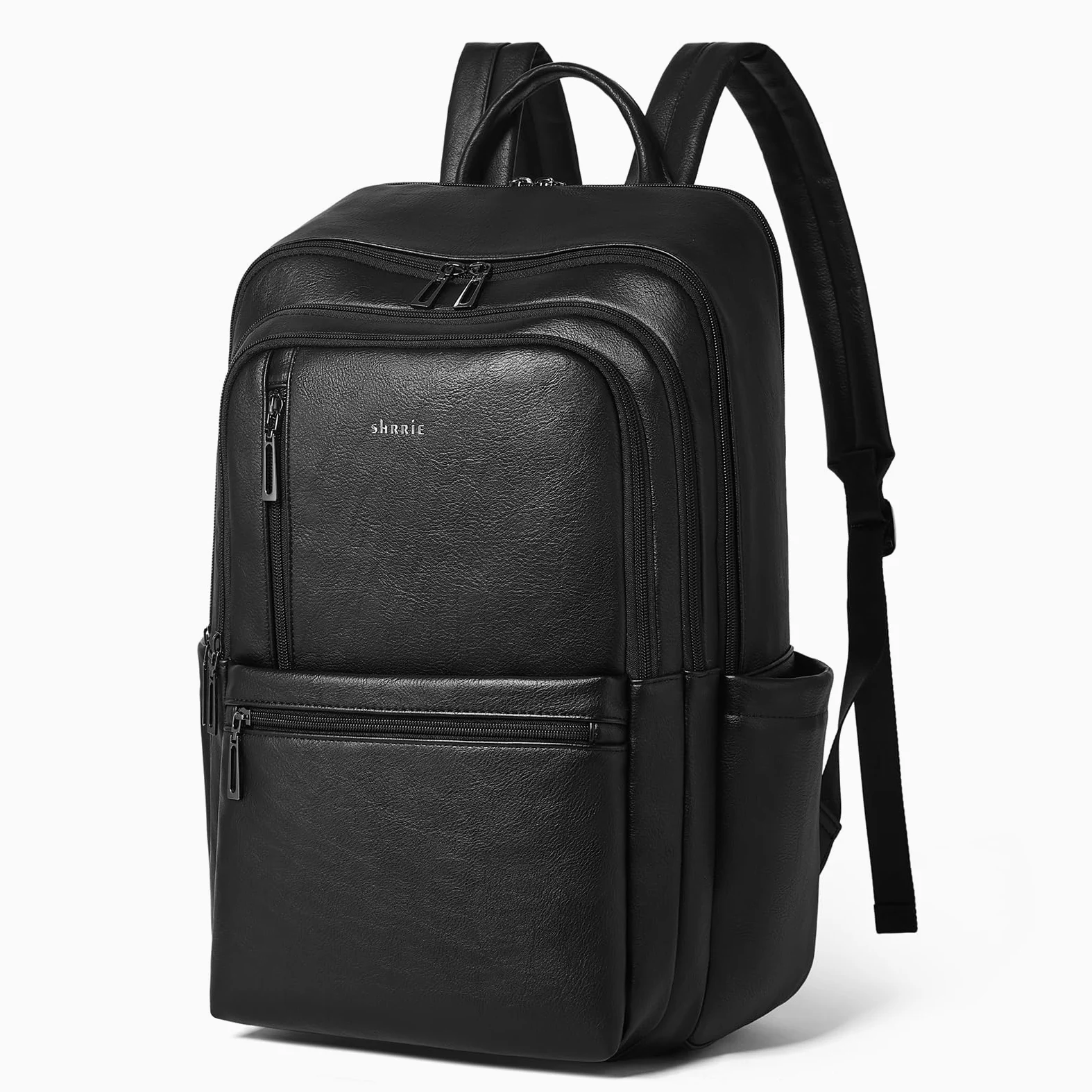 Shrrie cuoio 17 pollici laptop zaino per donne, grande viaggio zaino tasca per casual Daypack college tasca di lavoro