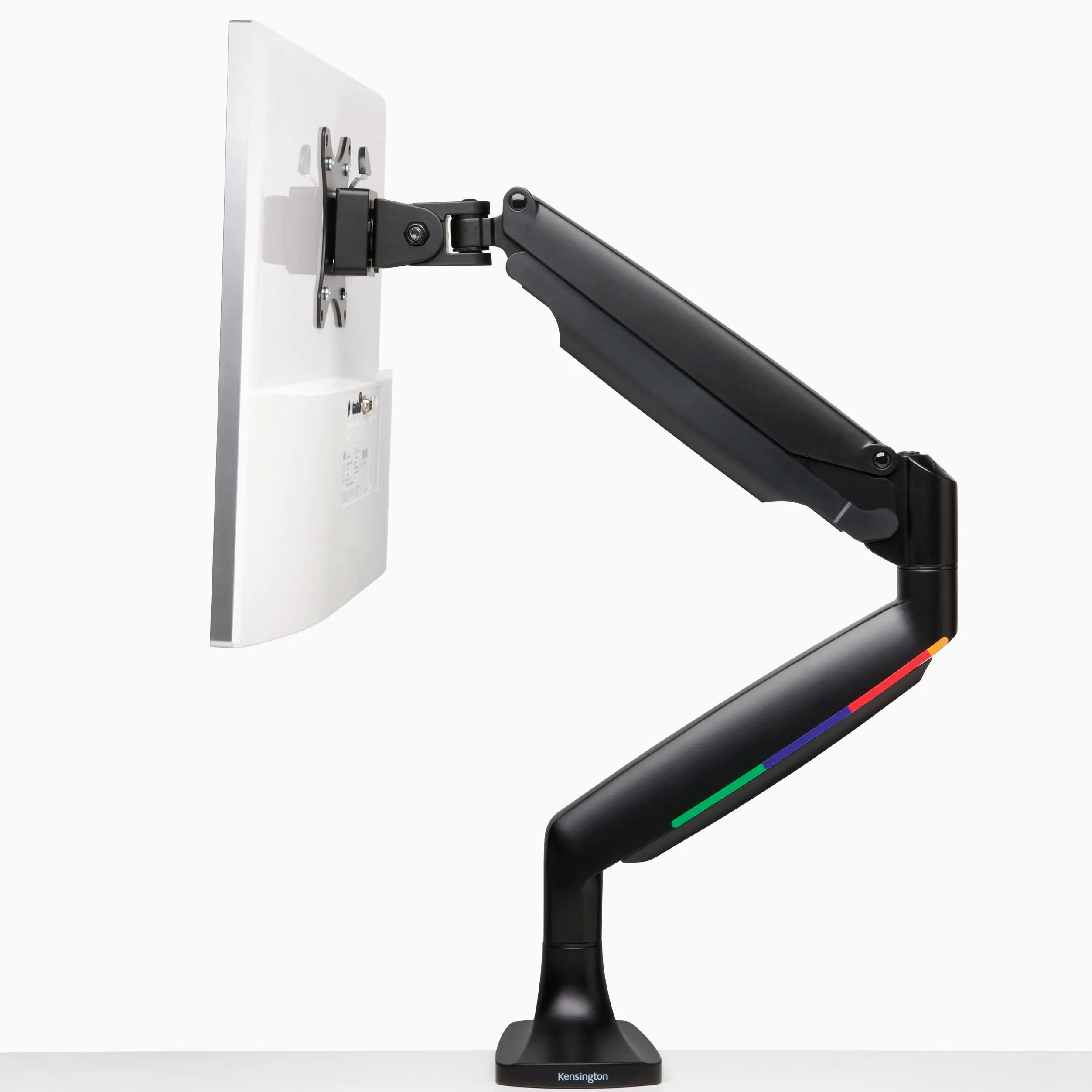 Kensington Braccio per Monitor Singolo con Piastra Vesa, Altezza Regolabile One-Touch, per l'Home Office, Molla a Gas Integrata, Nero (K59600WW)