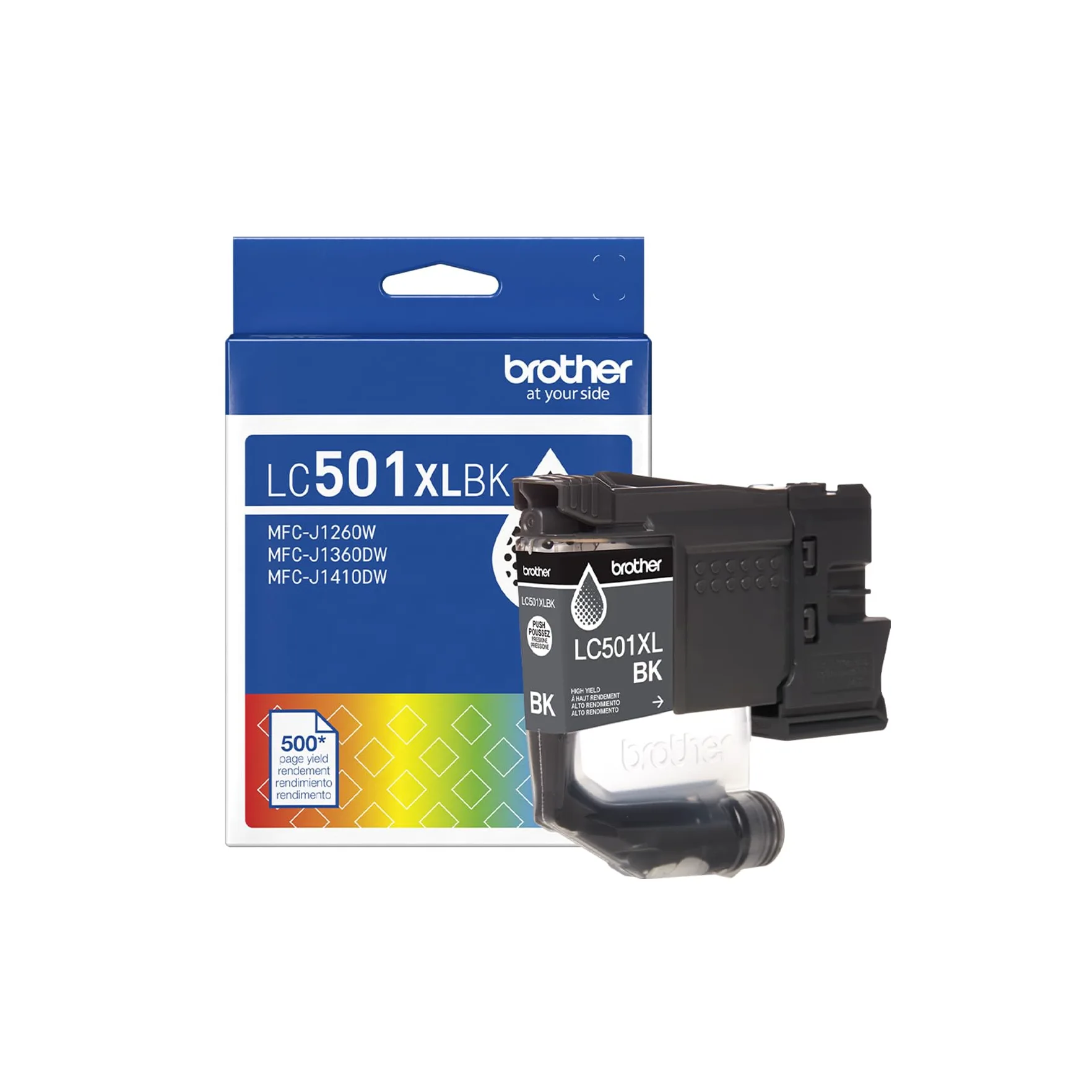 Brother Cartuccia d'inchiostro nero originale LC501XLBK ad alta resa