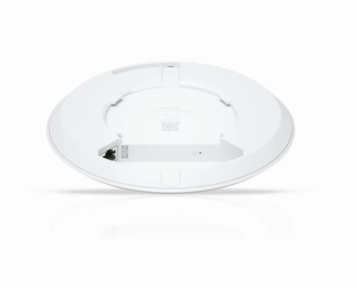 Ubiquiti UniFi U7-Lite – Punto di Accesso WiFi 7 (802.11ac/AX/be), 4 Flusso Spaziali, 115 m² di Copertura, 2.5 GbE RJ45, PoE+, 200 Utenti, Montaggio a Soffitto/Murale, Bianco
