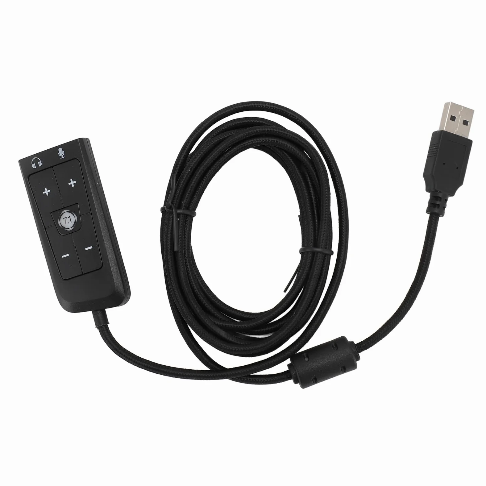 Zunate Adattatore Audio da USB a Jack da 3,5 Mm, Jack da USB a Cuffie e Microfono con Indicatore LED, per Kingston Cloud II