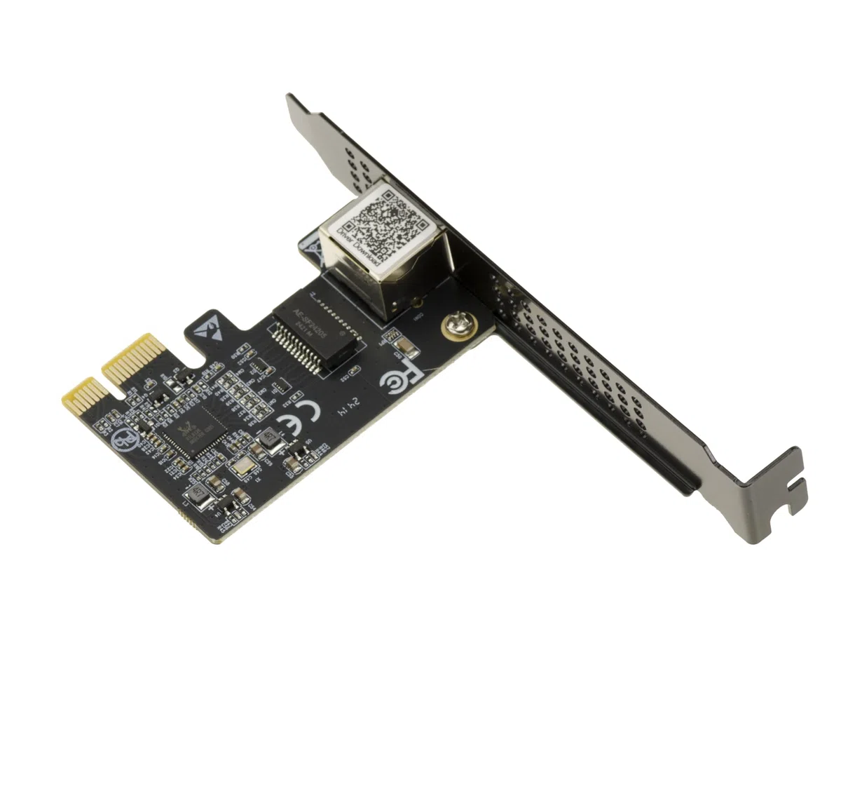 KALEA-INFORMATIQUE Scheda controller di rete PCIe 5 Gigabit ETHERNET 10 100 1000 1G 2,5G 5G con connettore RJ45 e chipset REALTEK RTL8126 CHIPSET