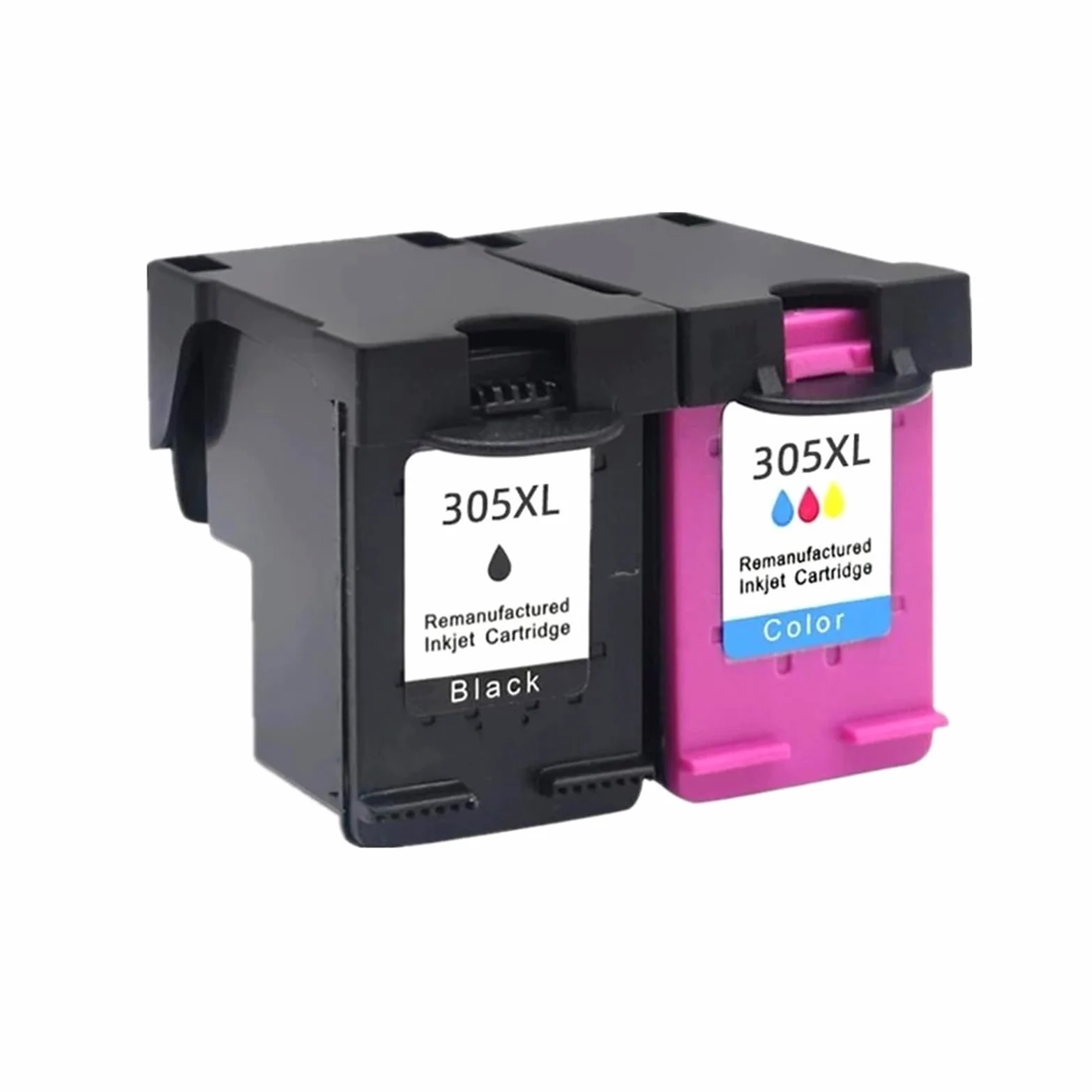 Cartuccia D'inchiostro 305XL, Compatibile Con HP, DeskJet 2700 2710 2720 2721 2722(1Black 1Color)