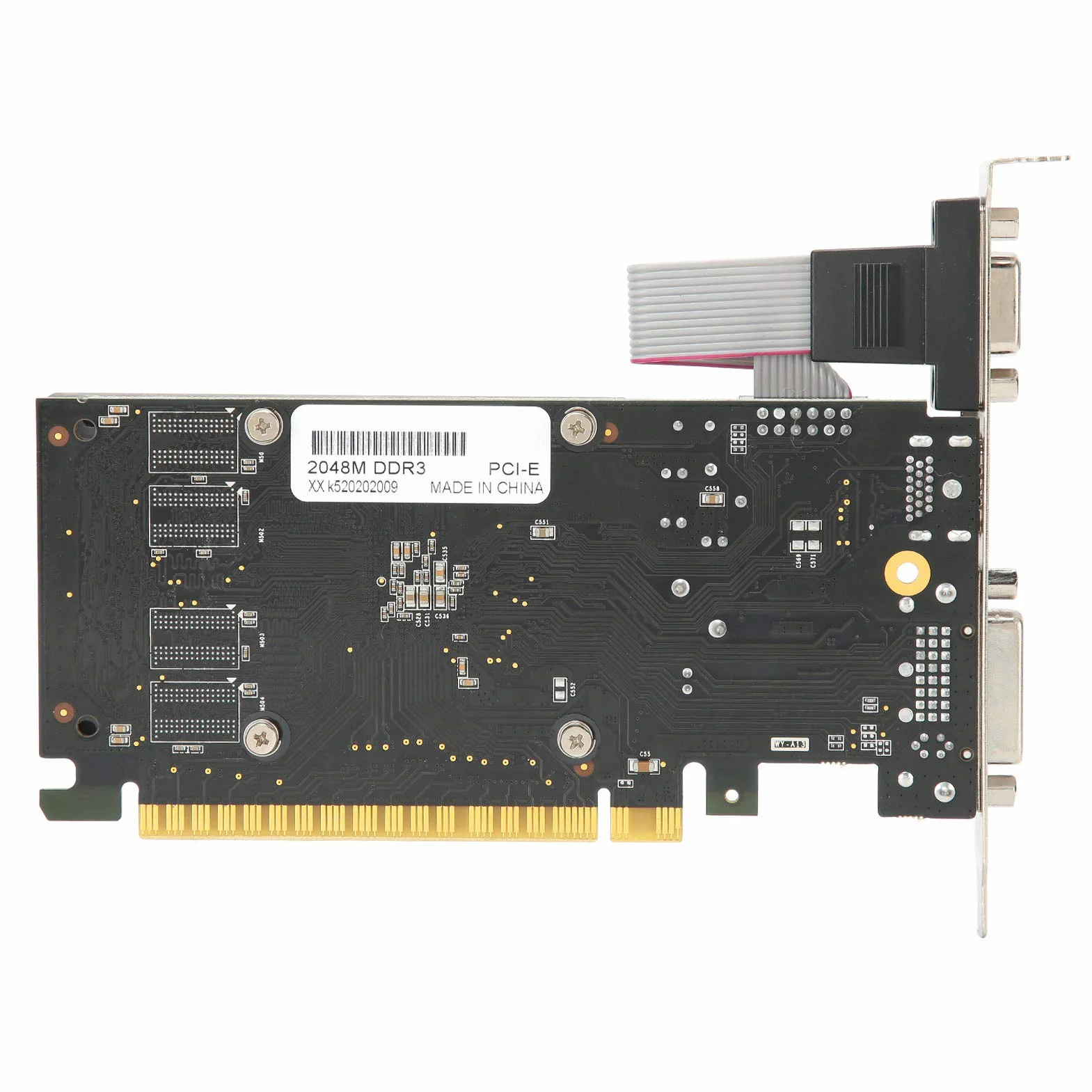VBESTLIFE GT730 Scheda Grafica da Gioco DVI HDMI VGA a Ventola Singola da 2 GB, 64 Bit, DDR3, 810 MHz, PCI Express 2.0, Scheda Video a Basso Rumore per PC Desktop