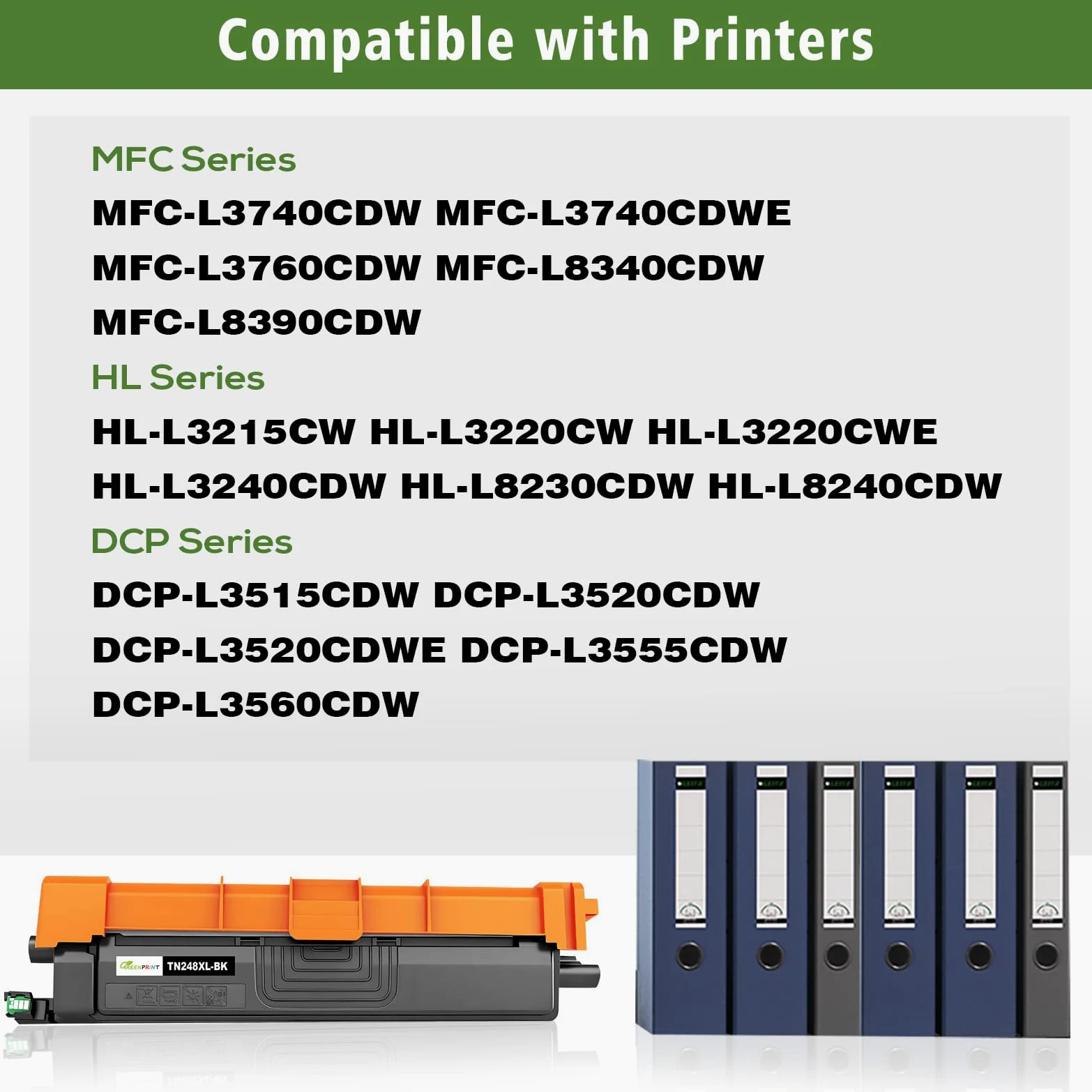 248XL TN248XL Cartucce Toner Compatibili 4 Colori Alta Capacità per MFC-L3740CDW L3740CDWE L3760CDW L8340CDW L8390CDW L3740CDWE DCP-L3520CDWE L3520CDW L3560CDW HL-L3215CW Stampante TN248CMYK