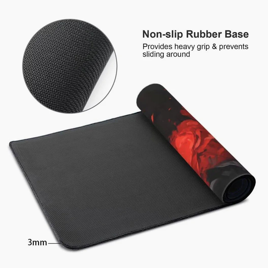 Tappetino Mouse XXL 1400x600x3mm Tappetino Mouse Fiore Ragazza Impermeabile Tappetino Gaming Mouse Pad XXL Tappetino Scrivania, Base Antiscivolo Migliora Precisione e Velocità per Desktop/Ufficio