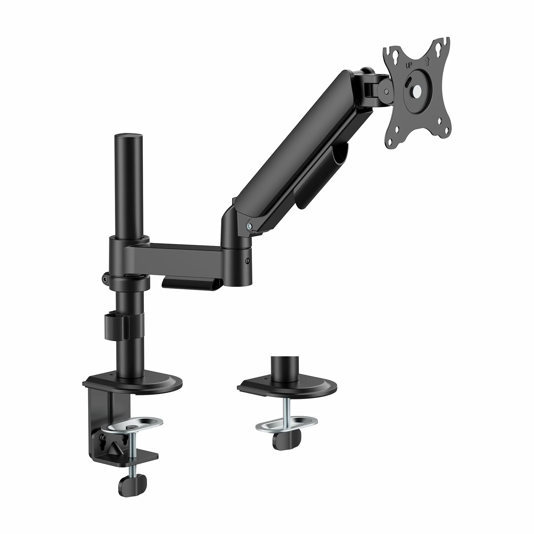 KIMEX Supporto schermo PC 1 schermo 17"-32" con asta nero 015-2703