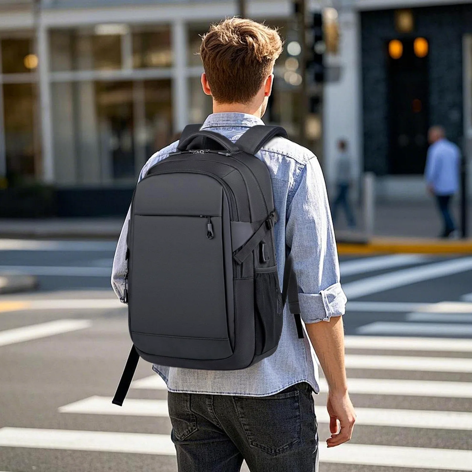 Zaino Per Computer Portatile Borse Traspiranti | Borsa da Lavoro Per Professionisti Business Studenti Universitari Viaggiatori Business Giocatori Insegnanti Liberi