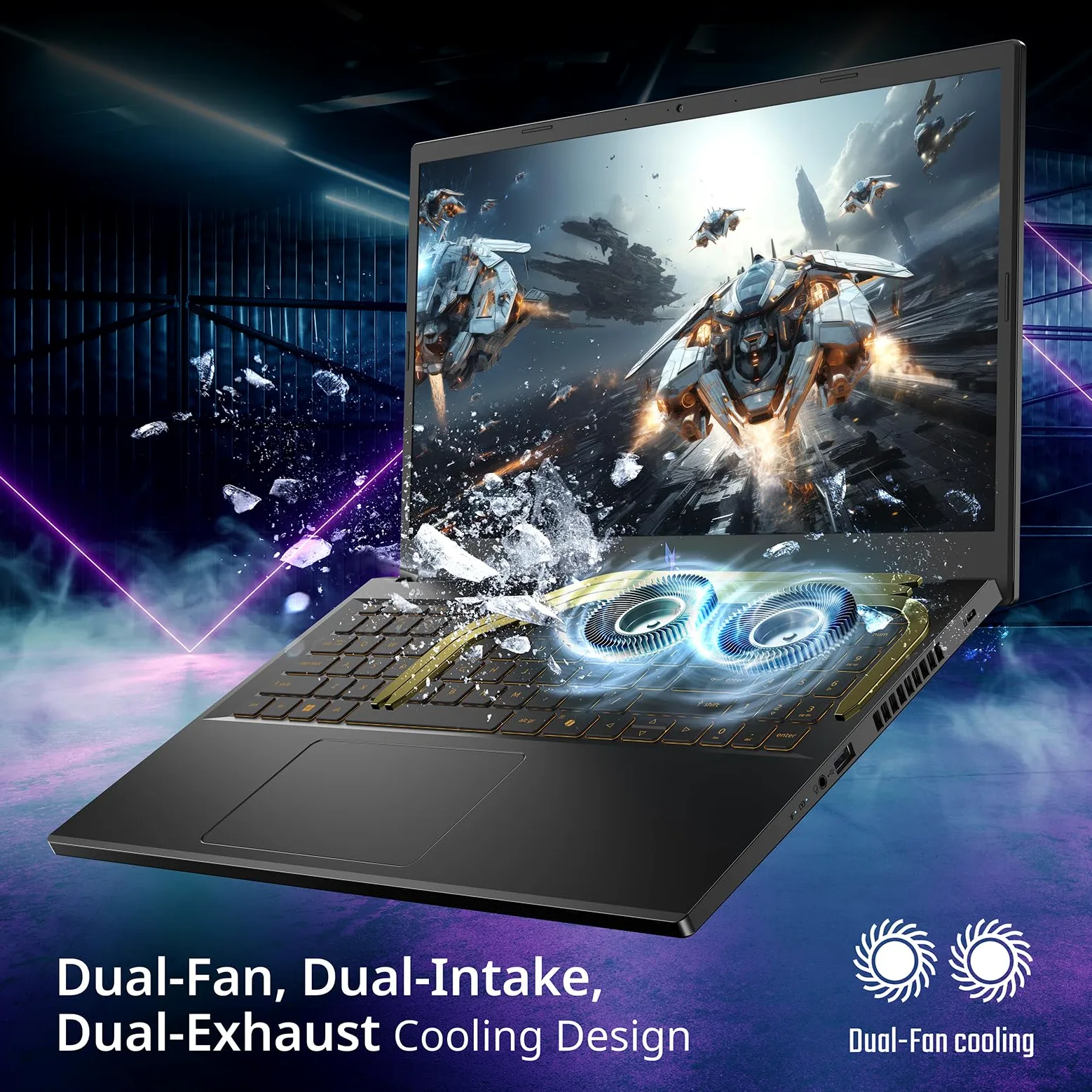 Acer Nitro V 15 ANV15-52-5886 Notebook Gaming, NVIDIA GeForce RTX 5050 8 GB GDDR7, Processore Intel Core i5-13420H, Ram 16 GB DDR4, 512 GB SSD, Display 15.6" FHD IPS 165 Hz LED LCD, Windows 11 Home