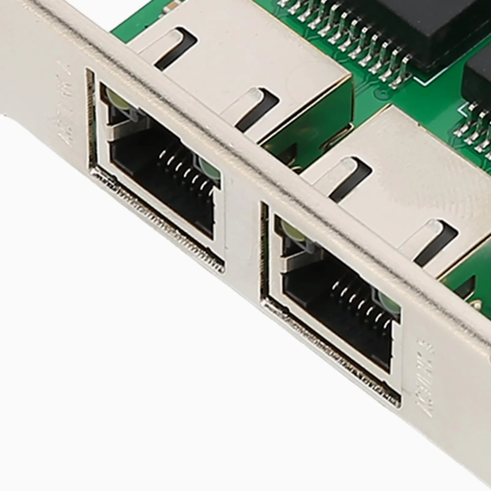 Schede di interfaccia di rete, PCB Scheda Gigabit Ethernet Doppio filtro PCI 2 Porte Gigabit Scheda di rete per Intel 82546 10/100/1000 Mbps per Win7 Win8 Win10