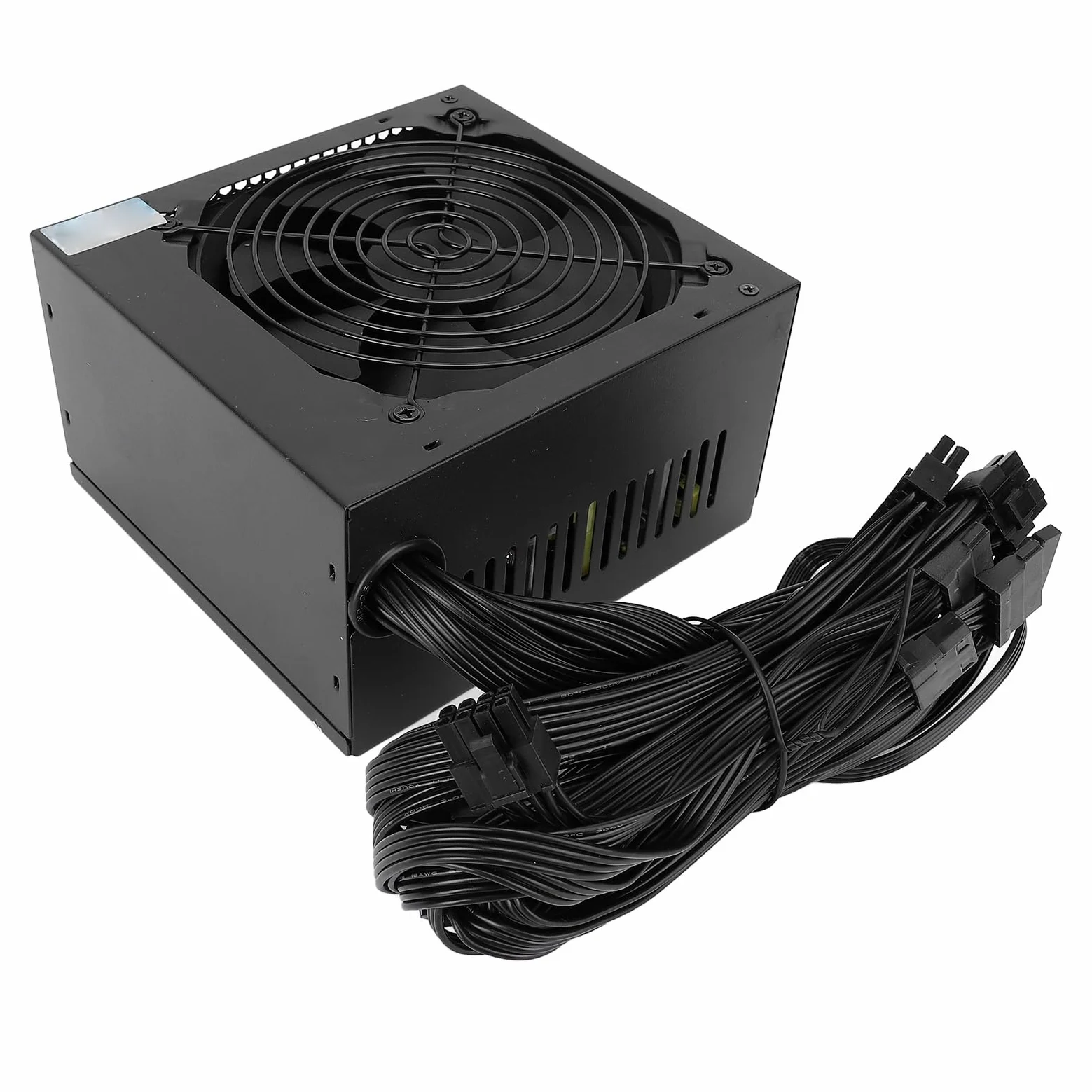 PUSOKEI Alimentatore per Chassis Desktop 500 W |ATX a Temperatura Controllata con Supporto per Protezioni Multiple Dual Core