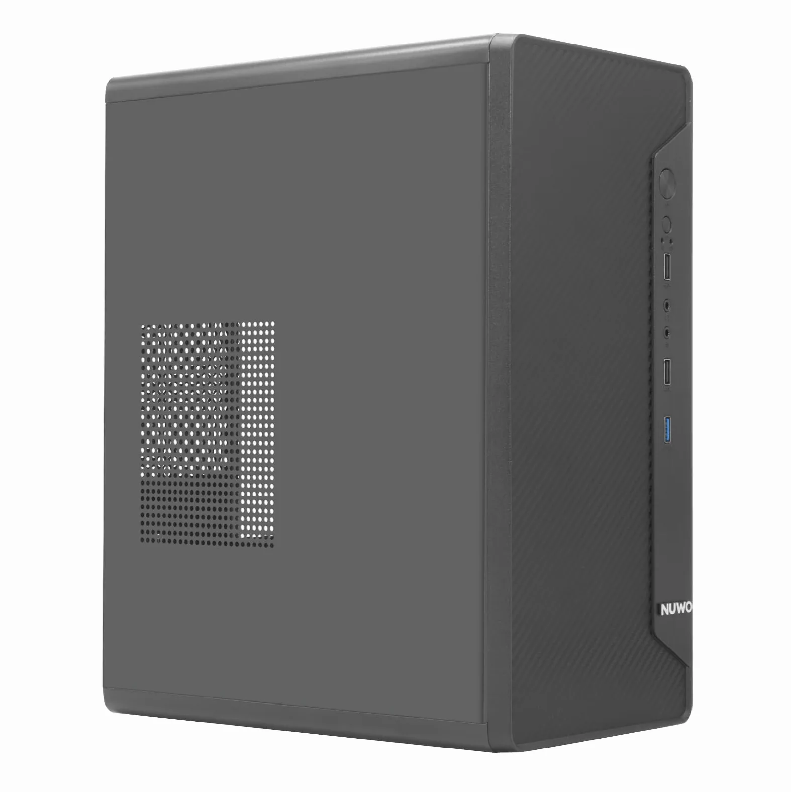 Nuwo Opal ZK550 | Case PC Compatto MicroATX | Alimentatore 500W | Case PC Desktop Office Mini Tower mATX | USB 3.0 | Nero