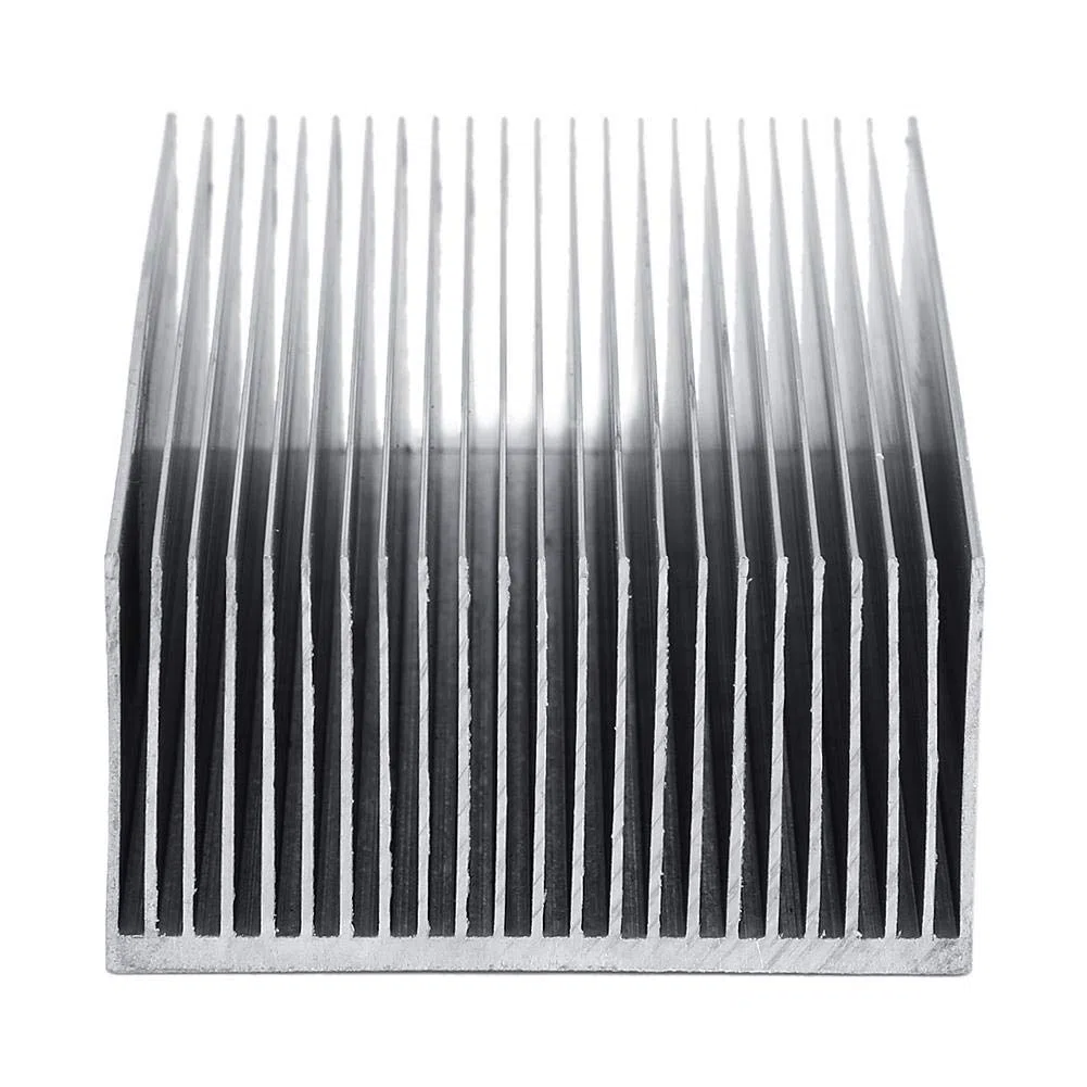 Dissipatore di calore in alluminio per dissipatore di calore Kit per dissipatore di calore per amplificatore a LED Modulo IC a transistor 100 * 69 * 36mm