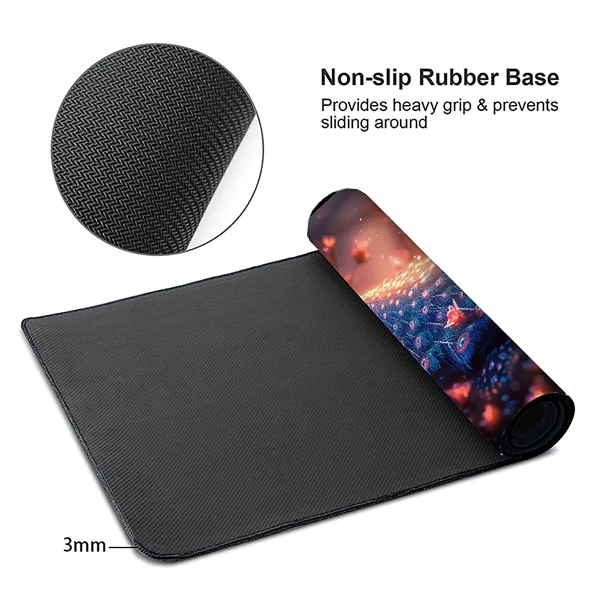Tappetino per Mouse Gaming XXL 1200x600x3mm– Ufficio Mousepad Grande – Migliora la Velocità e la Precisione Tenuta Stabile Sottomano per Ufficio e Casa Accessori Scrivania Uomo PjY14089 N-U