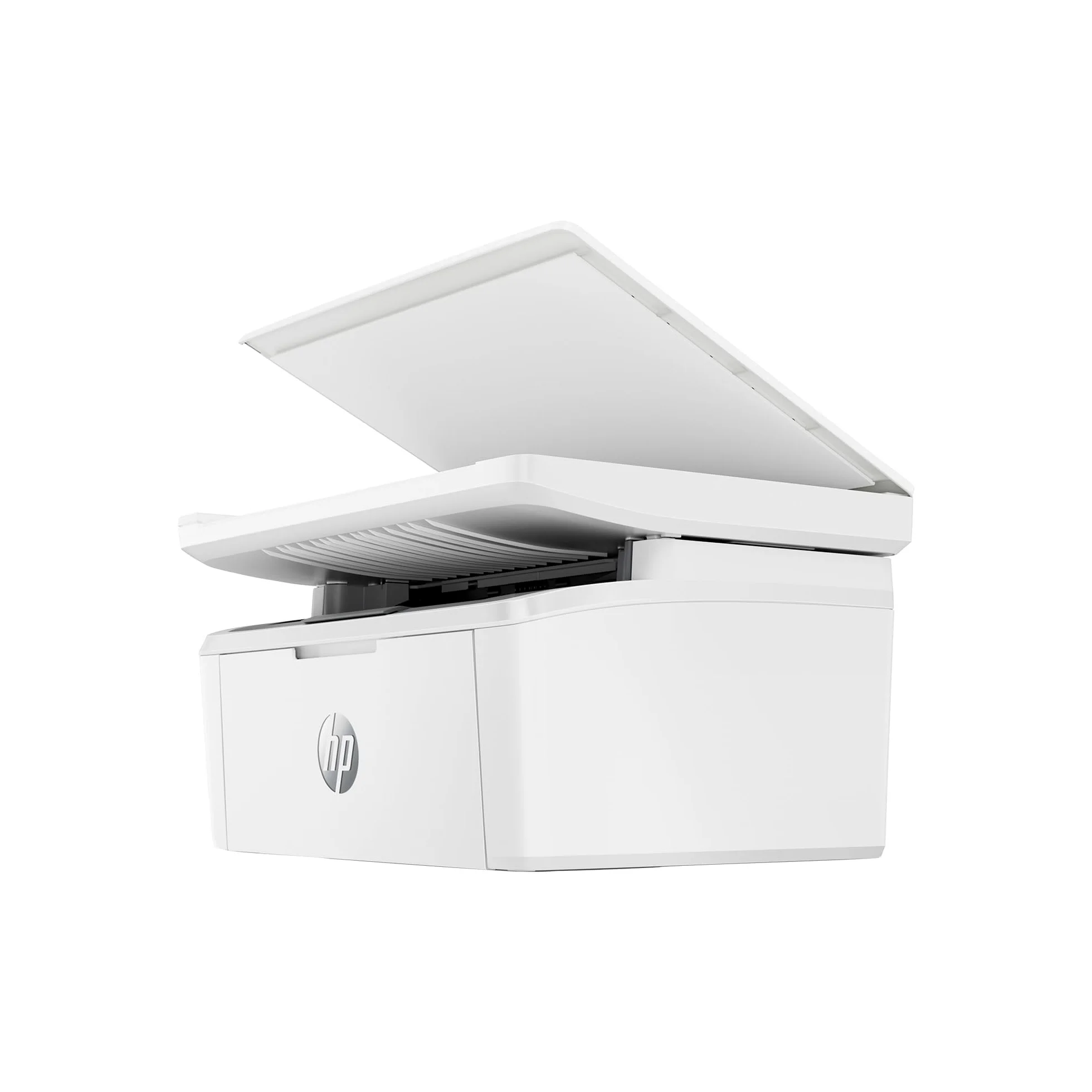 HP LaserJet M140we 7MD72E, Stampante Multifunzione Laser A4, Monocromatica, Stampa Fronte e Retro Manuale in b/n, 20 ppm, Wi-Fi, Smart, Bianca