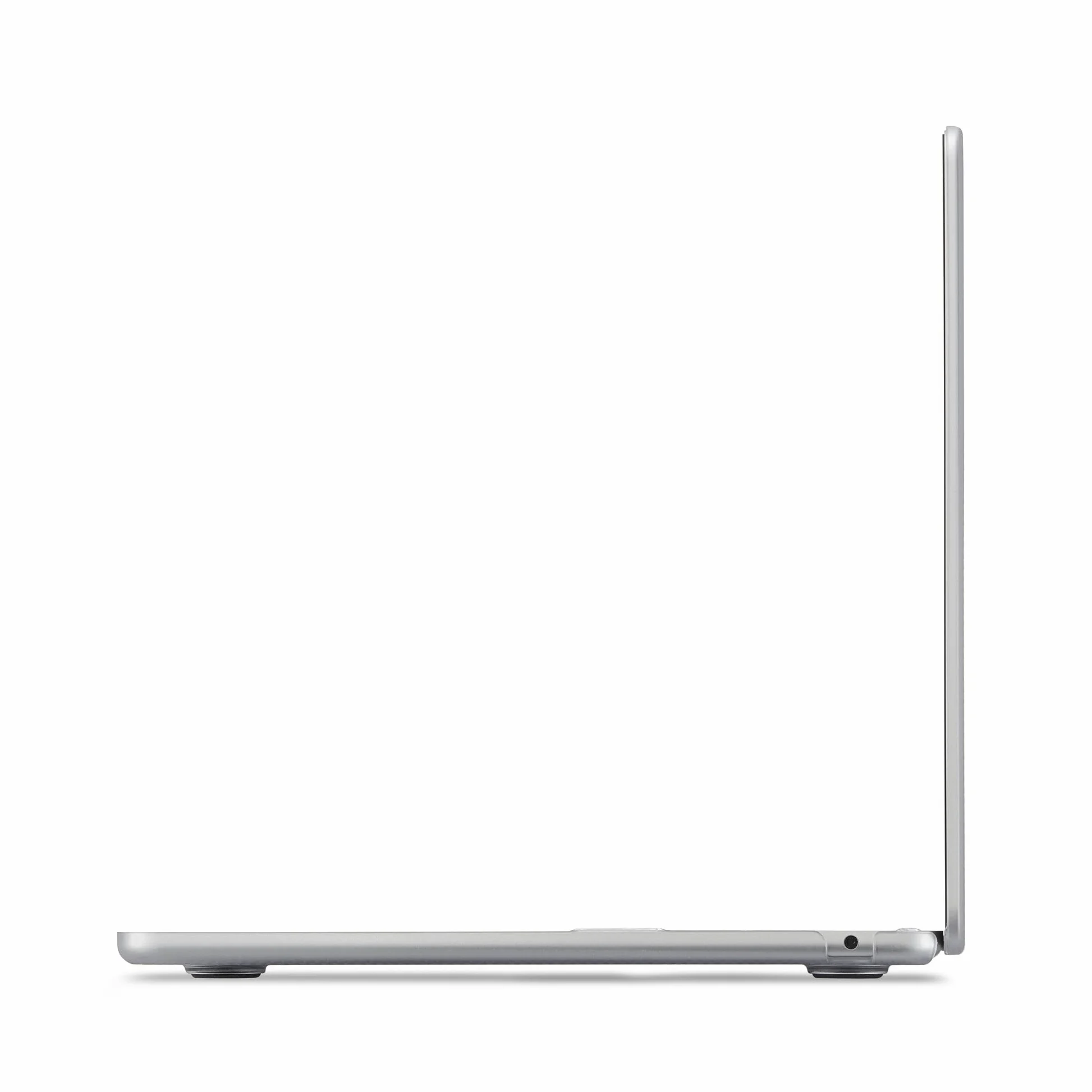 PIPETTO Custodia rigida a pois per MacBook Air 13.6 (M5, M4, M3, M2), custodia sottile per MacBook, copertura per laptop, guscio rigido protettivo, resistente ai graffi (trasparente), trasparente