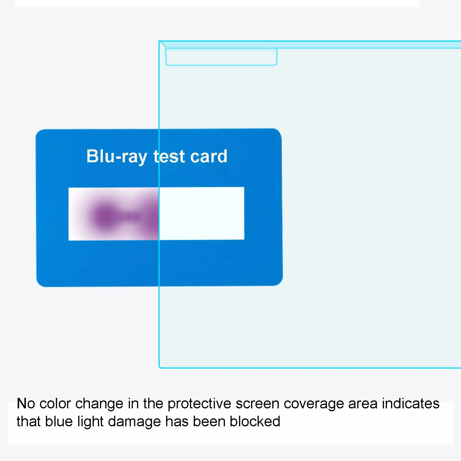 Computer Universale Filtro Anti Luce Blu,Pellicola Filtrante Anti-UV per la Protezione degli Occhi per Monitor& Desktop PC,staccabile,riutilizzabile,Installazione sospesa,Filtro anti luce blu