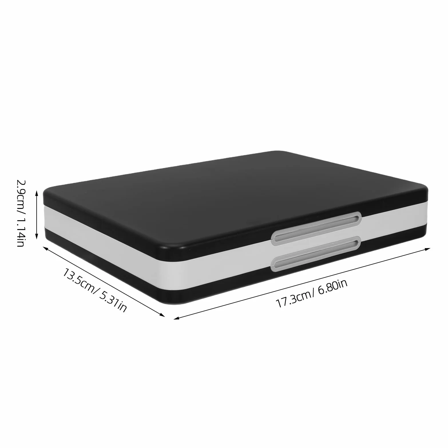 Custodia Portatile per Schede di Gioco 48 Slot in Abs con Chiusura Magnetica, Organizer Compatto Leggero per Switch, Protezione Anti-graffio e Anti-polvere per Viaggi