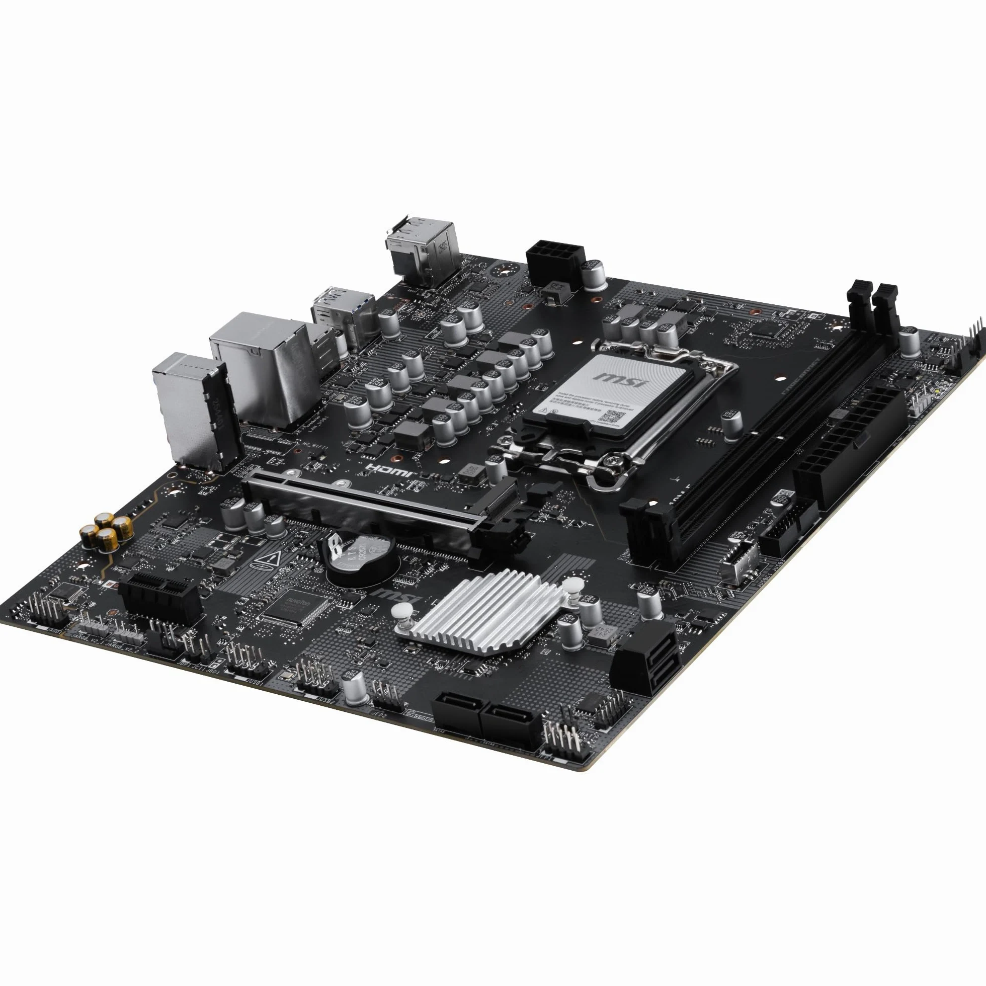 MSI Scheda madre PRO H810M-E, mATX, supporta processori Intel Core Ultra (serie 2), LGA 1851 - DDR5 Memory Boost (6400 MT/s MAX), PCIe 5.0 x16, M.2 Gen4, 2.5G LAN