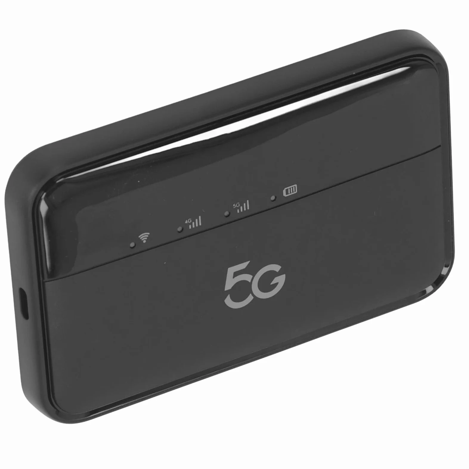 Generic Router Wireless Modem WiFi 5G Portatile con Connessione Ad Alta velocità, Batteria a Lunga Durata, 16 Dispositivi Supportati, per Viaggiatori, ABS 5,3x3,1x0,6 Pollici