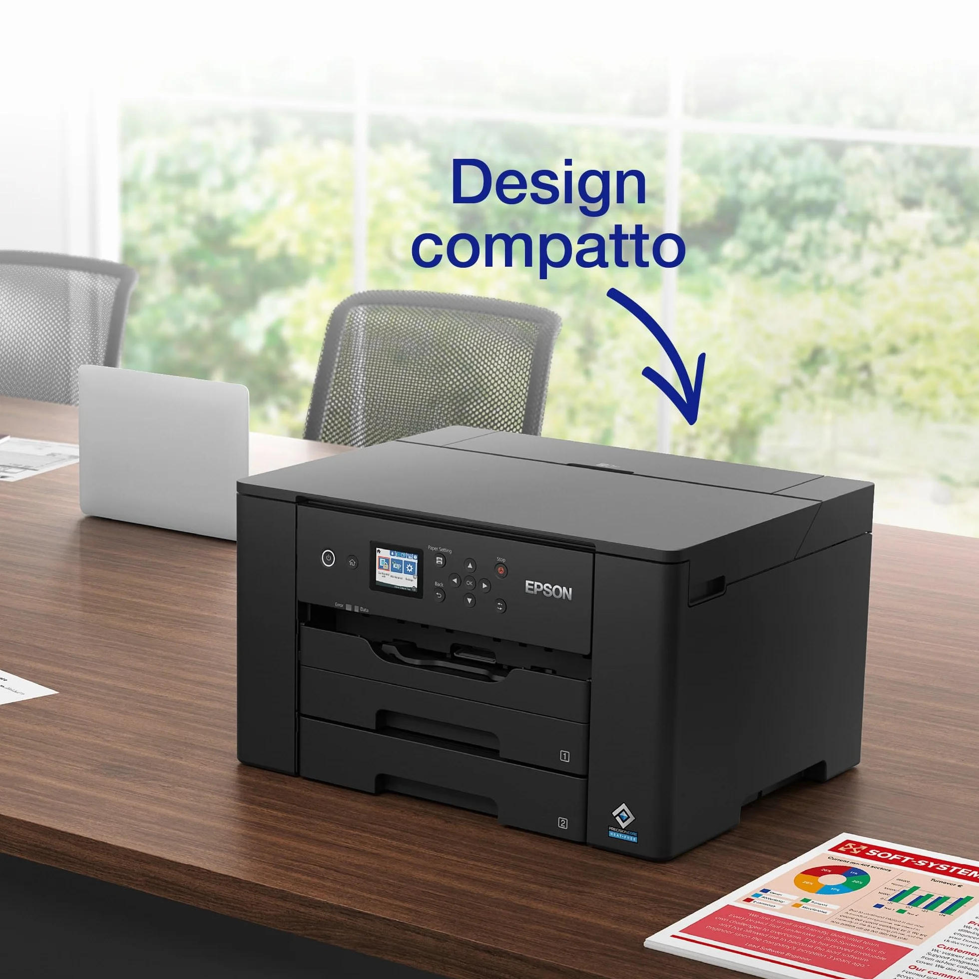 Epson Stampante WorkForce WF-7310DTW: stampante/fax fronte/retro, alimentatore di documenti, A3+, Color Inkjet, Wifi Direct, Ethernet