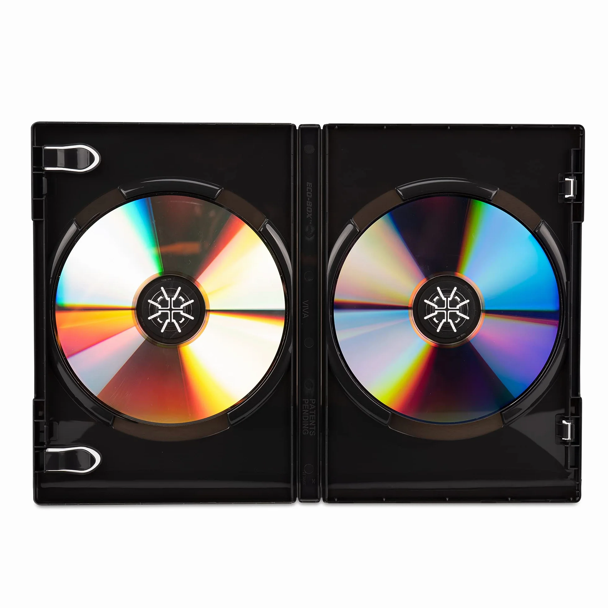 50 Black double DVD Cases – 14 mm – da Dragontrading