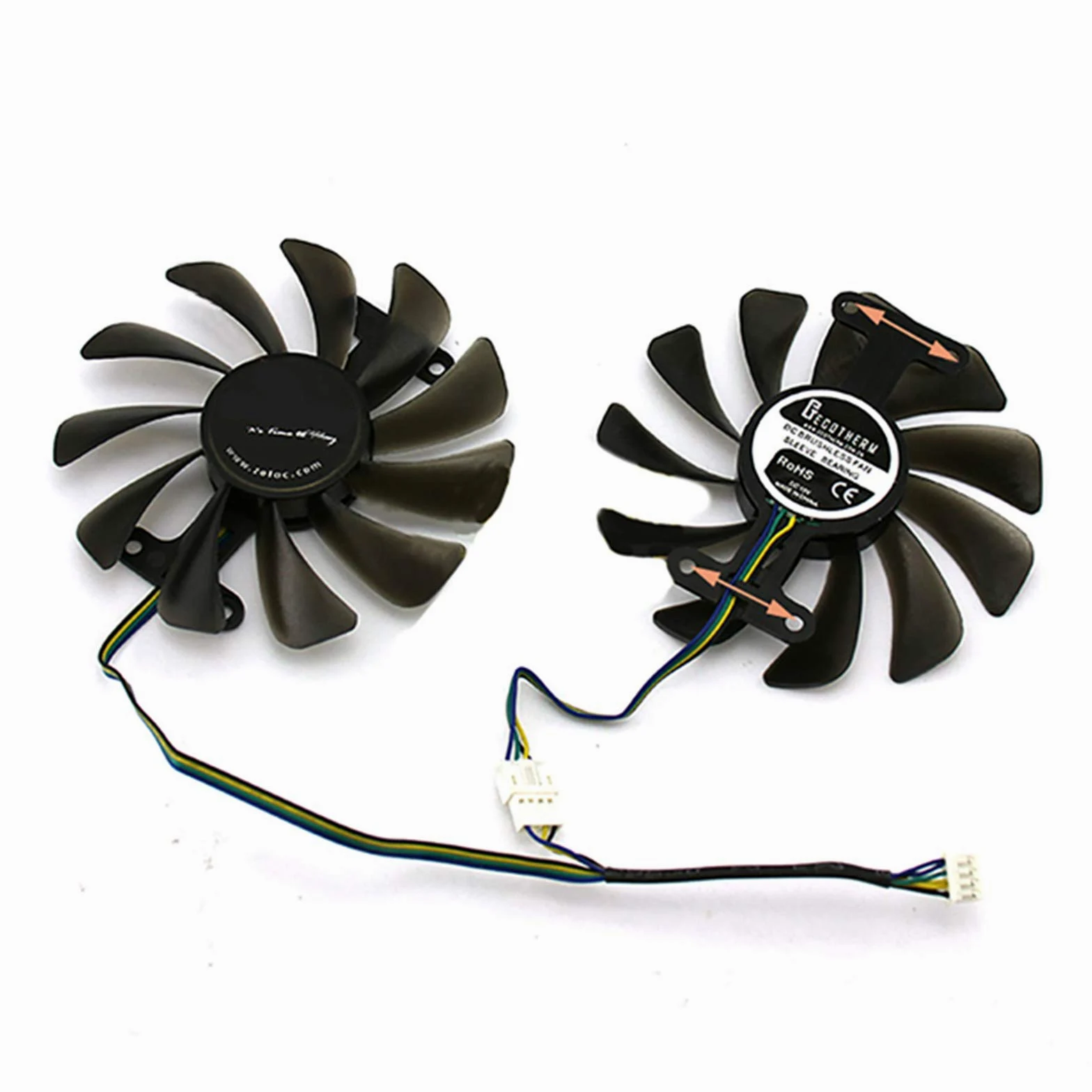 Ventola di raffreddamento universale per scheda grafica Zotac GeForce GTX 1080 1070 AMP Edition - Diametro 95 mm