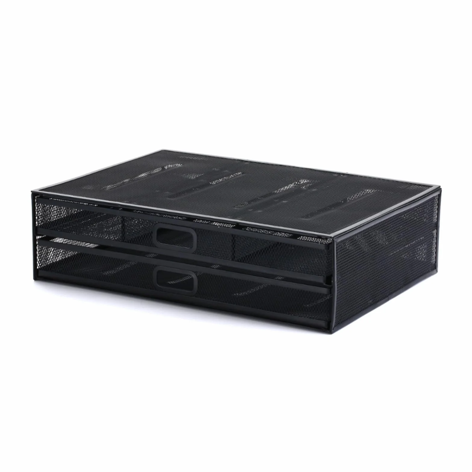 Organizer da scrivania per computer, supporto per monitor, rete metallica, forniture da ufficio per computer portatile, organizer per computer portatili