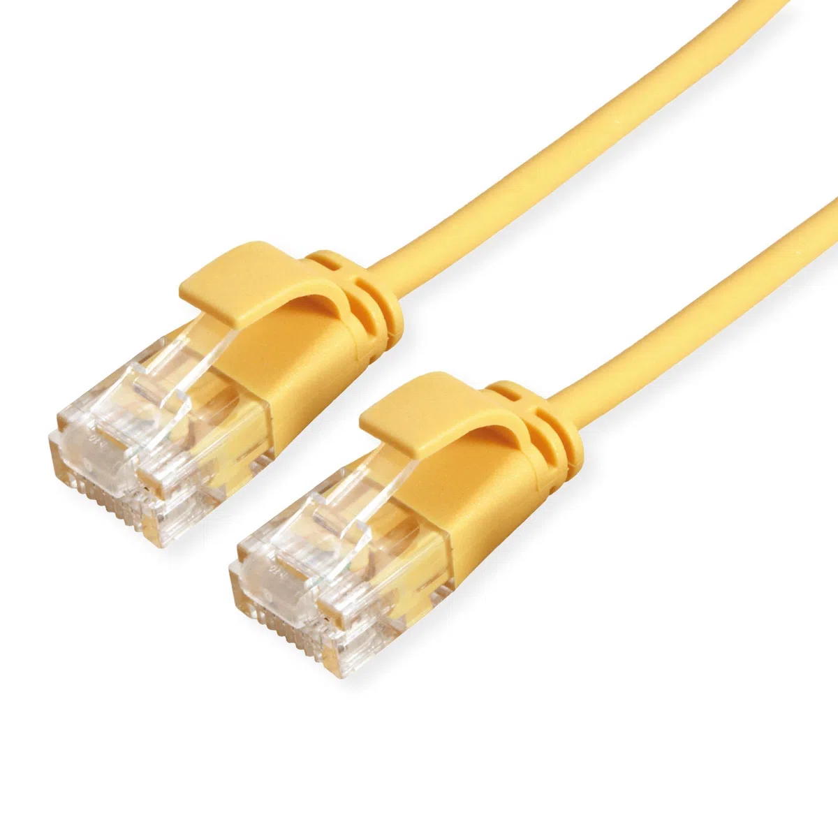 ROLINE Cavo patch UTP DataCenter Cat.6A (Classe EA) senza alogeni, sottile, giallo, 5 m