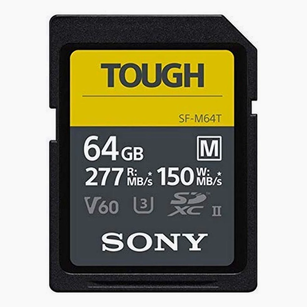 Sony Memoria SD-XC 64 GB Serie M Tough, Lettura 277 MB/s, Scrittura 150 MB/s, Resistente a Condizioni Estreme