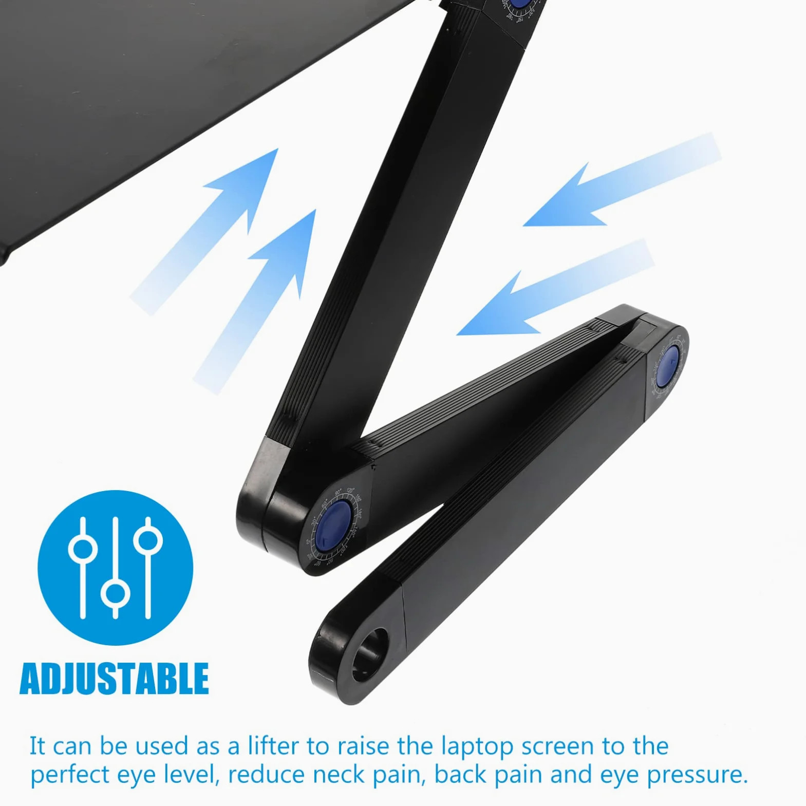 Veemoon Rialzo Laptop Lega Di Alluminio Con Ventilazione Supporto Pieghevole Ergonomico Per Notebook Per Uso Domestico e Ufficio