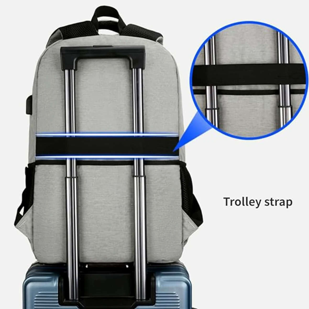 Zaino termico per pranzo da uomo e donna, zaino per il pranzo, zaino per computer portatile con porta di ricarica USB, zaino da viaggio con borsa termica