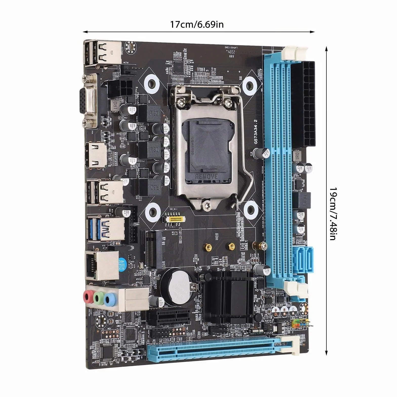 Scheda Madre da Gioco H81 Ad Alta Velocit¨¤ 6Gb/s LGA 1150 Scheda Madre per PC per PC Desktop